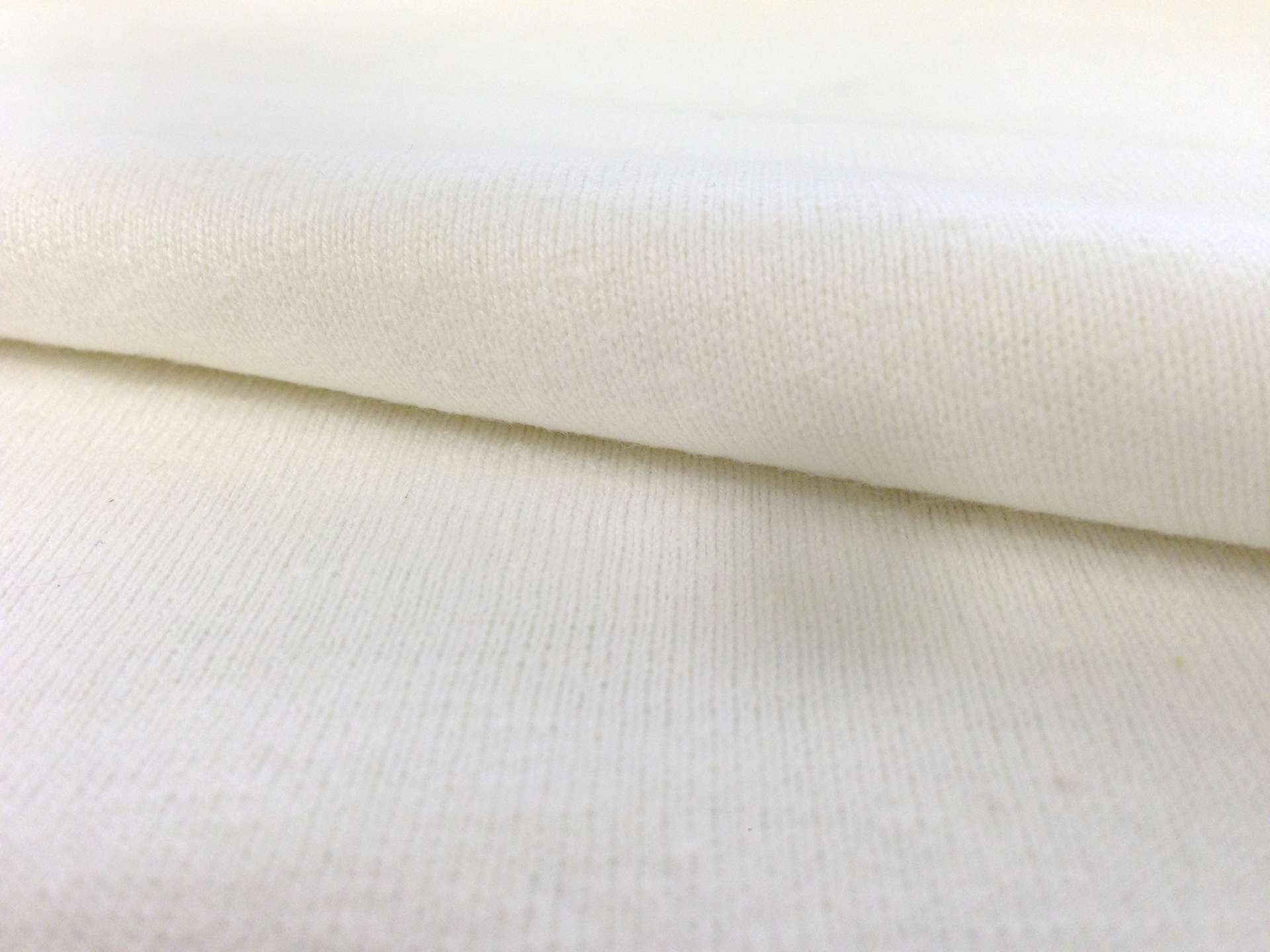 Hemp Organic Cotton Jersey Knit in Off White