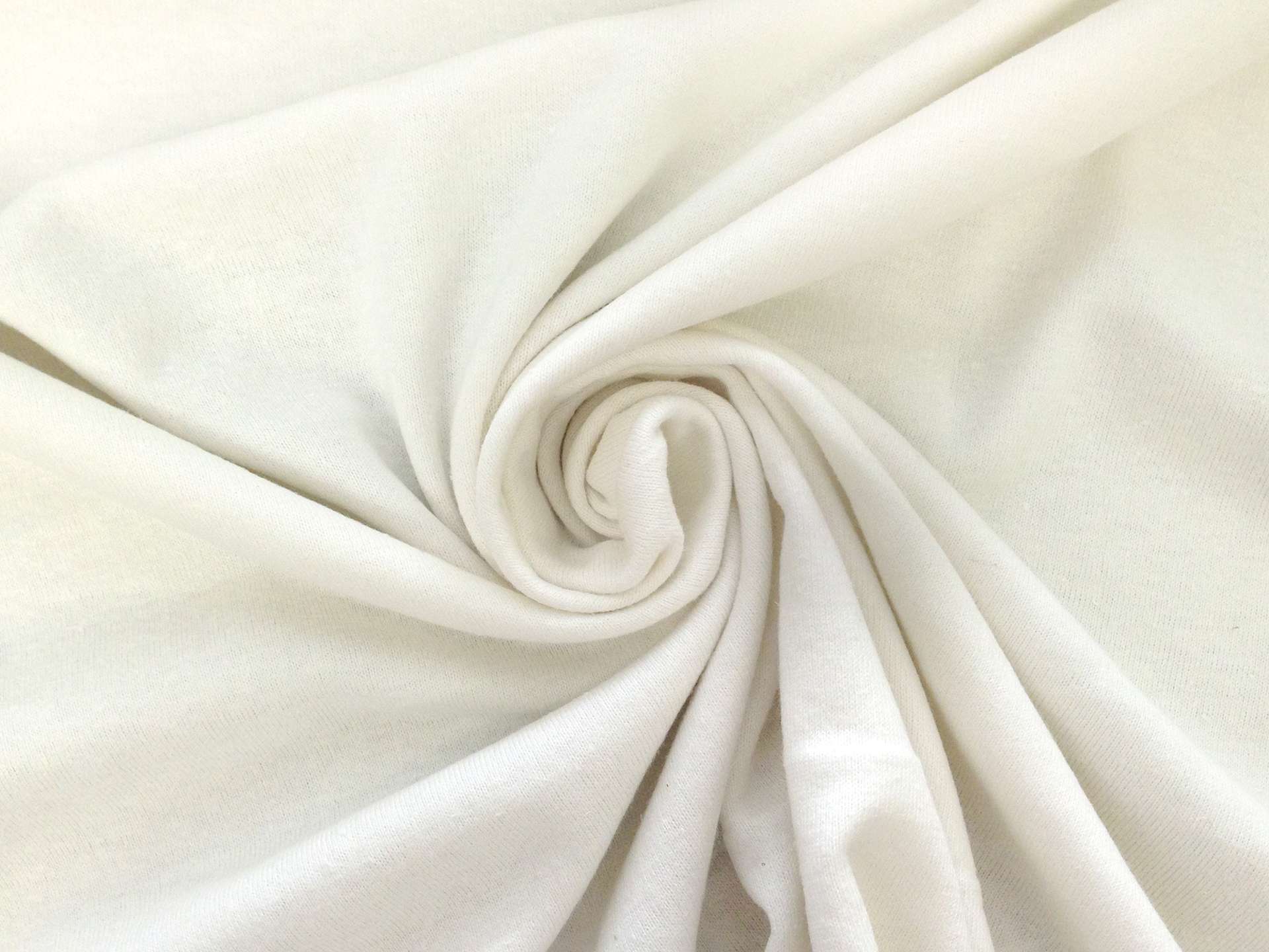 Hemp Organic Cotton Jersey Knit in Off White