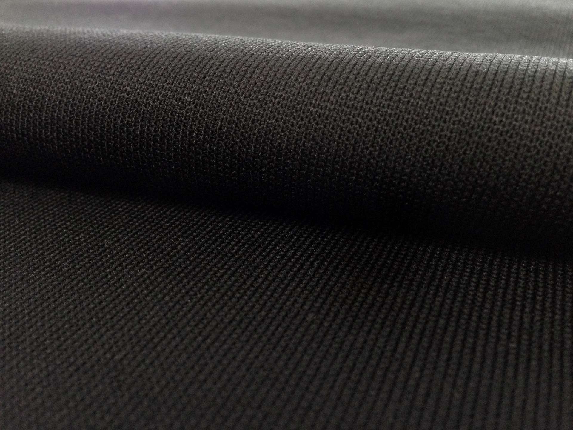 Tubular Heavy Nylon Knit in Black