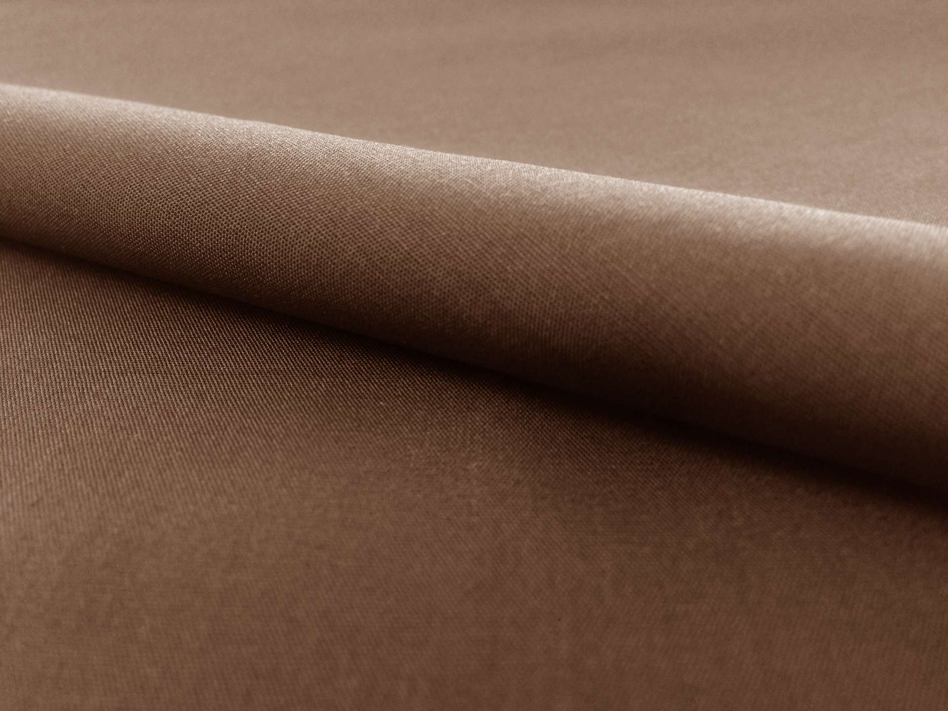 Poly Cotton Broadcloth in Dark Brown