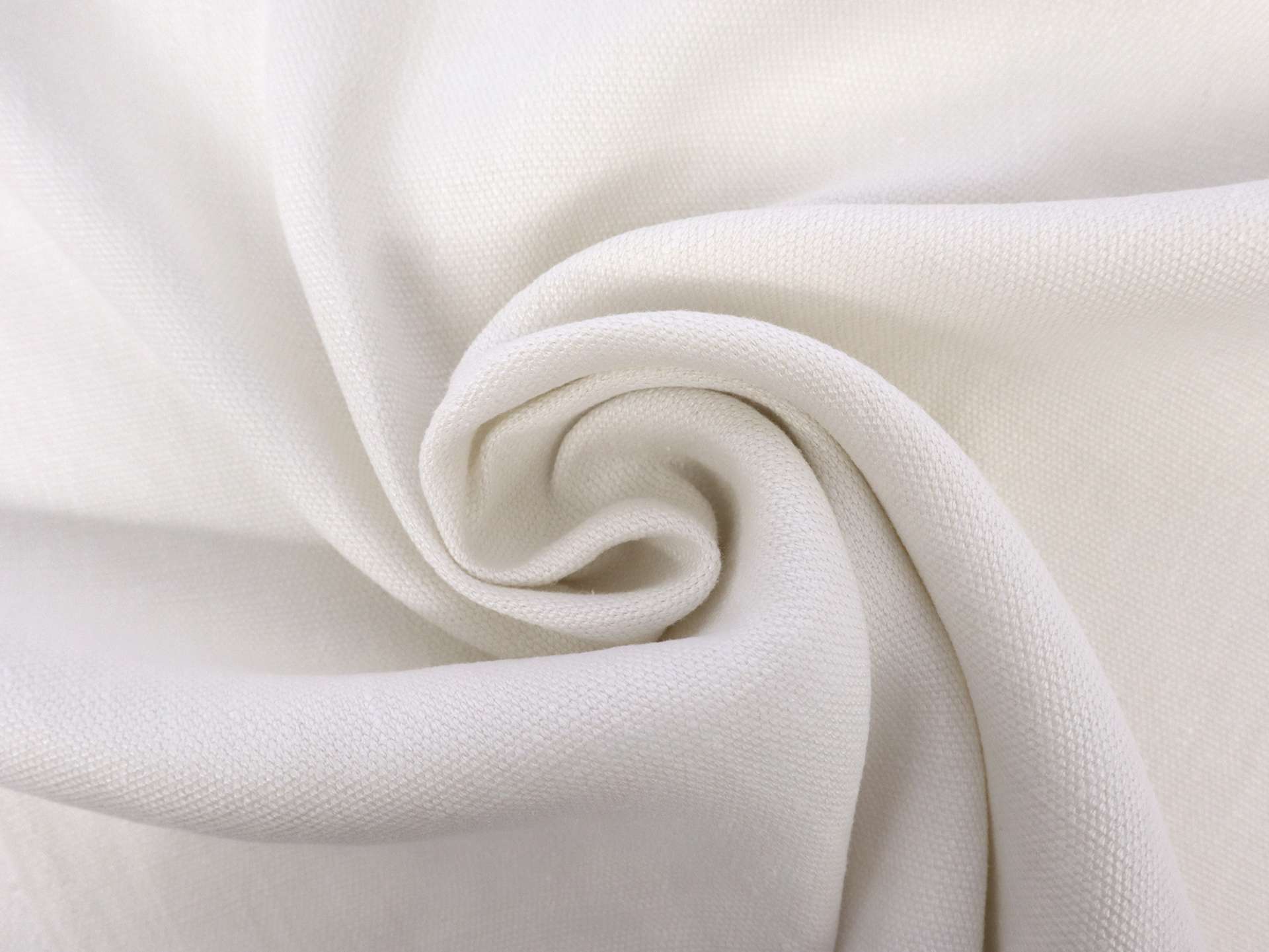 Washed Upholstery Linen in Natural White 