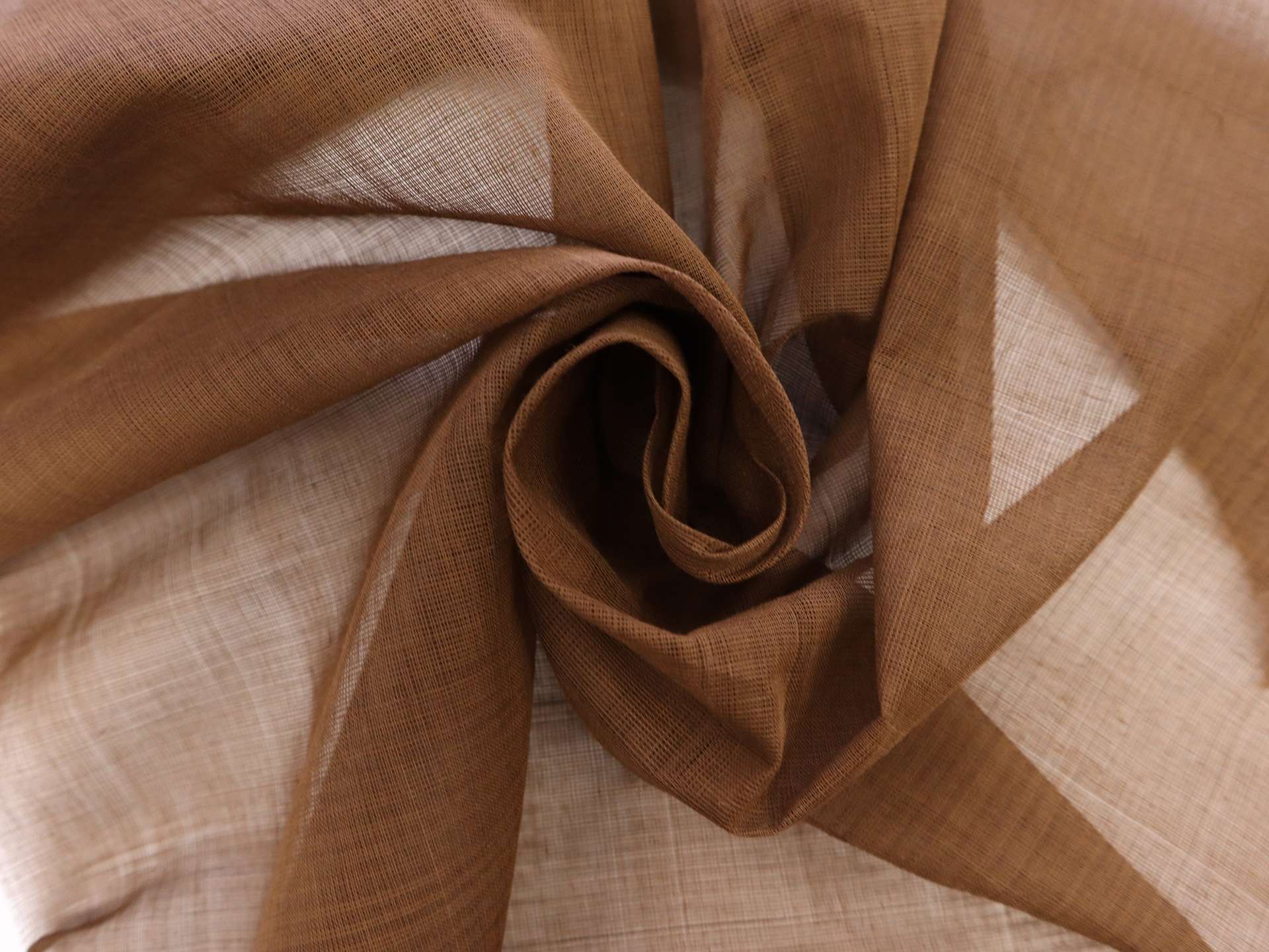 Indian Cotton Voile in Copper