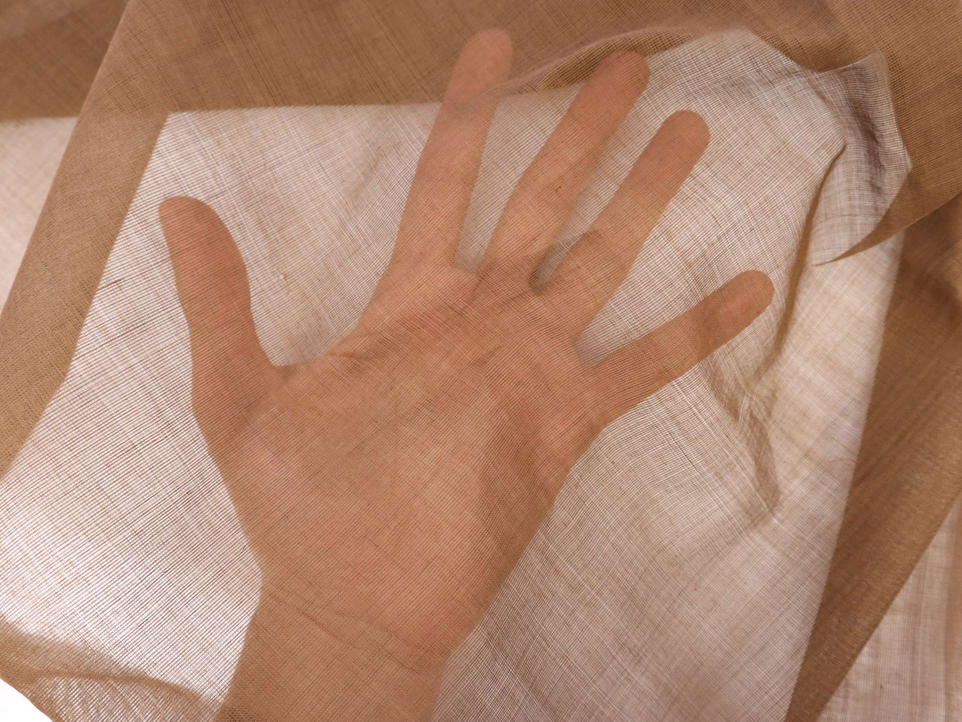 Indian Cotton Voile in Copper
