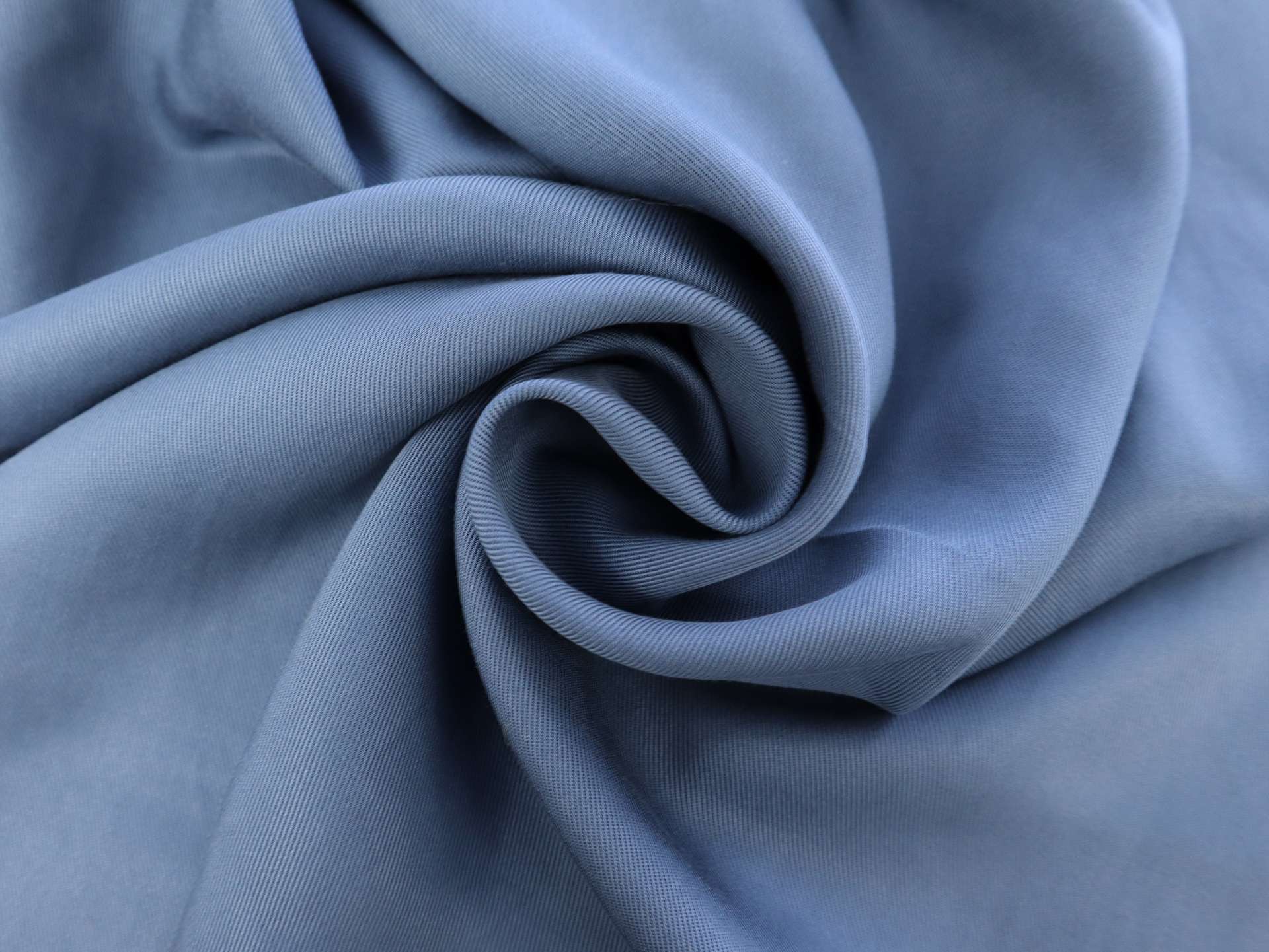Sustainable Lyocell Twill in Denim Blue