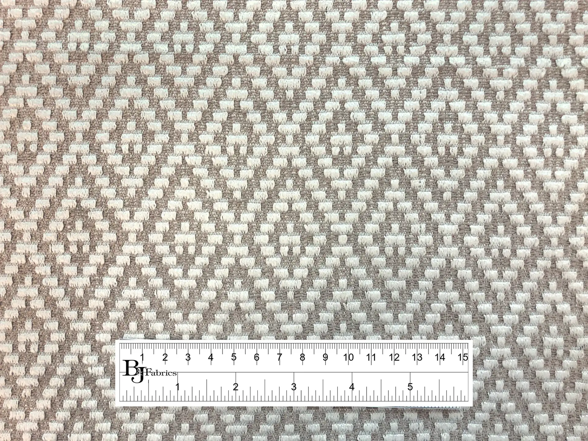 Rayon Poly Upholstery With Diamonds Pattern