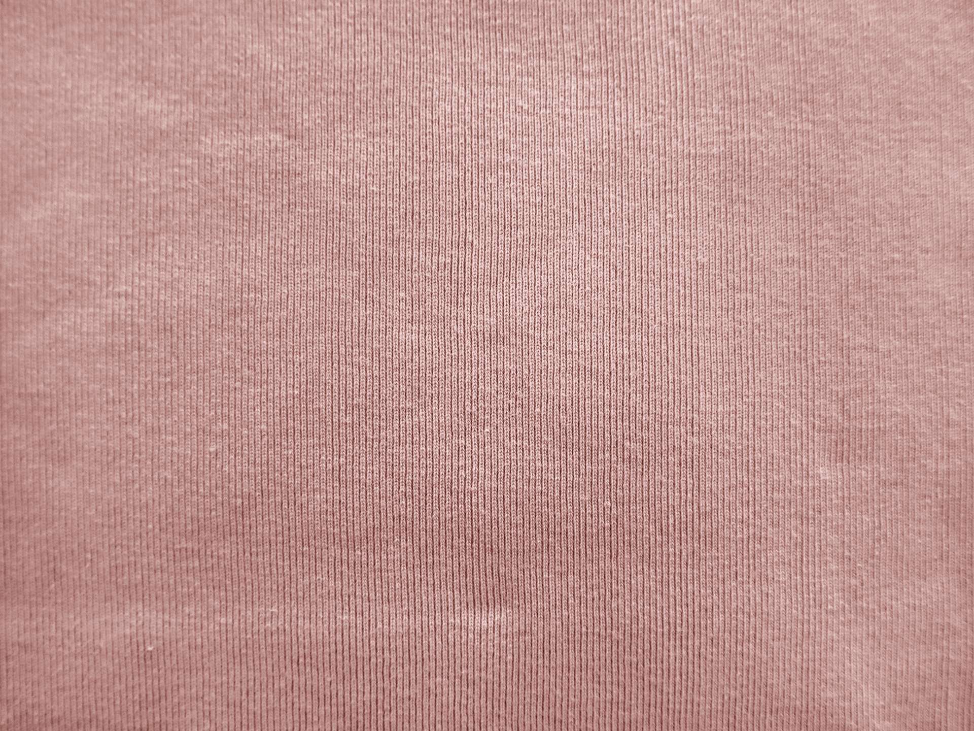 Japanese Cotton Rib Knit in Rose