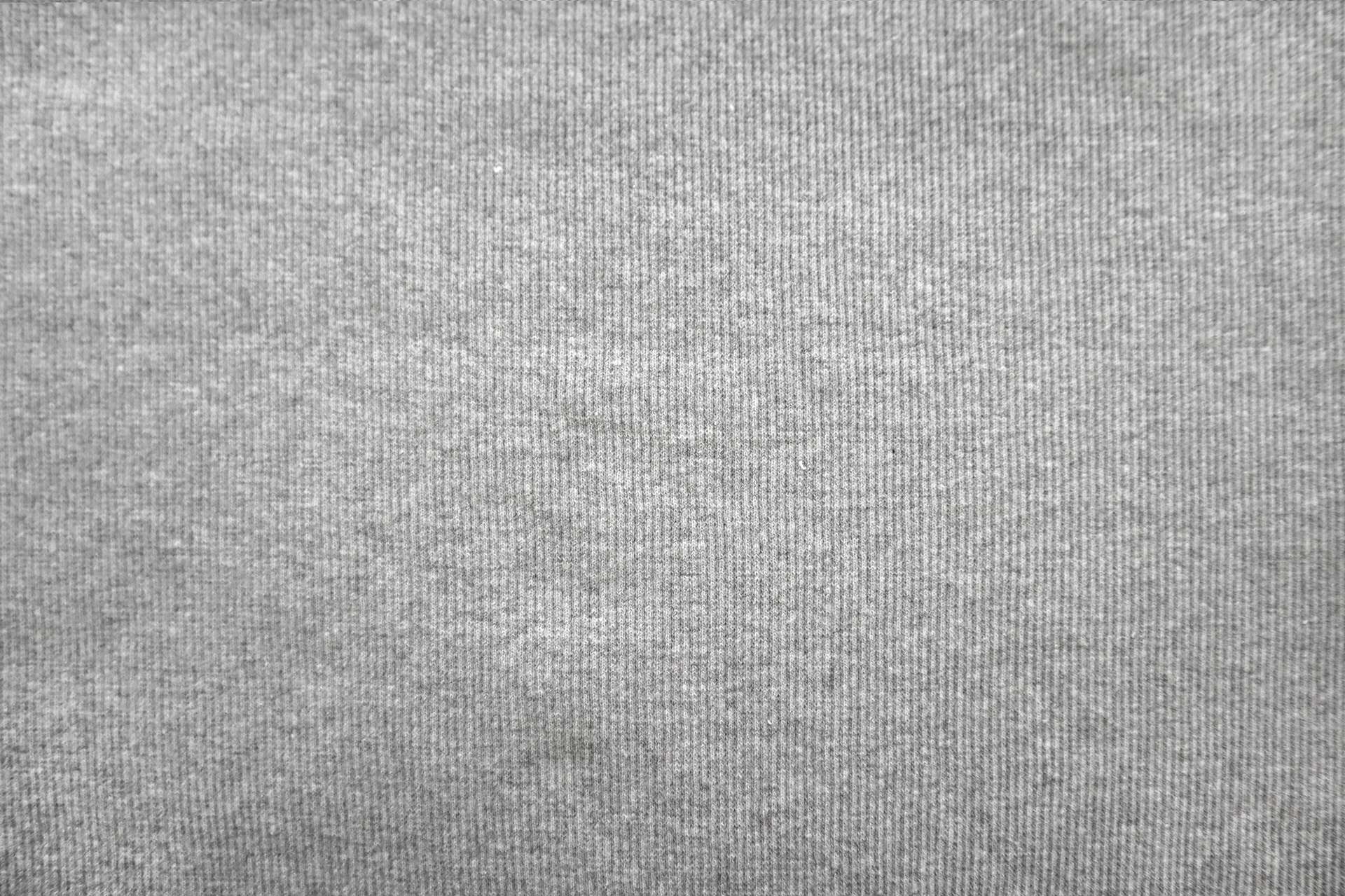 Japanese Cotton Rib Knit in Medium Heather Grey