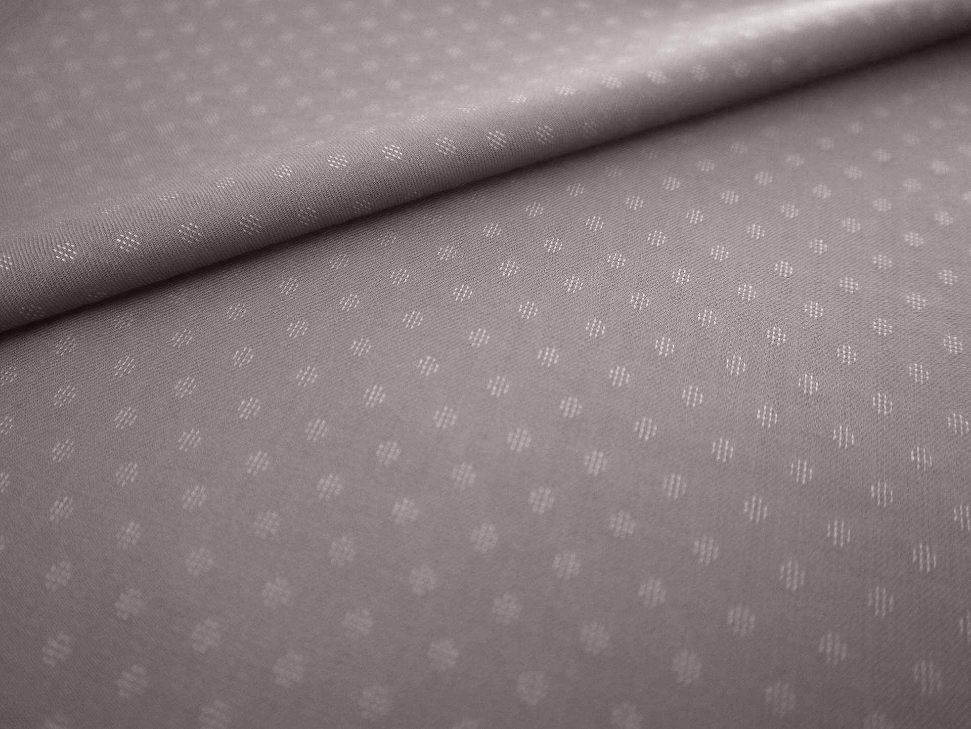 Stretch Wool Suiting With Woven Dots