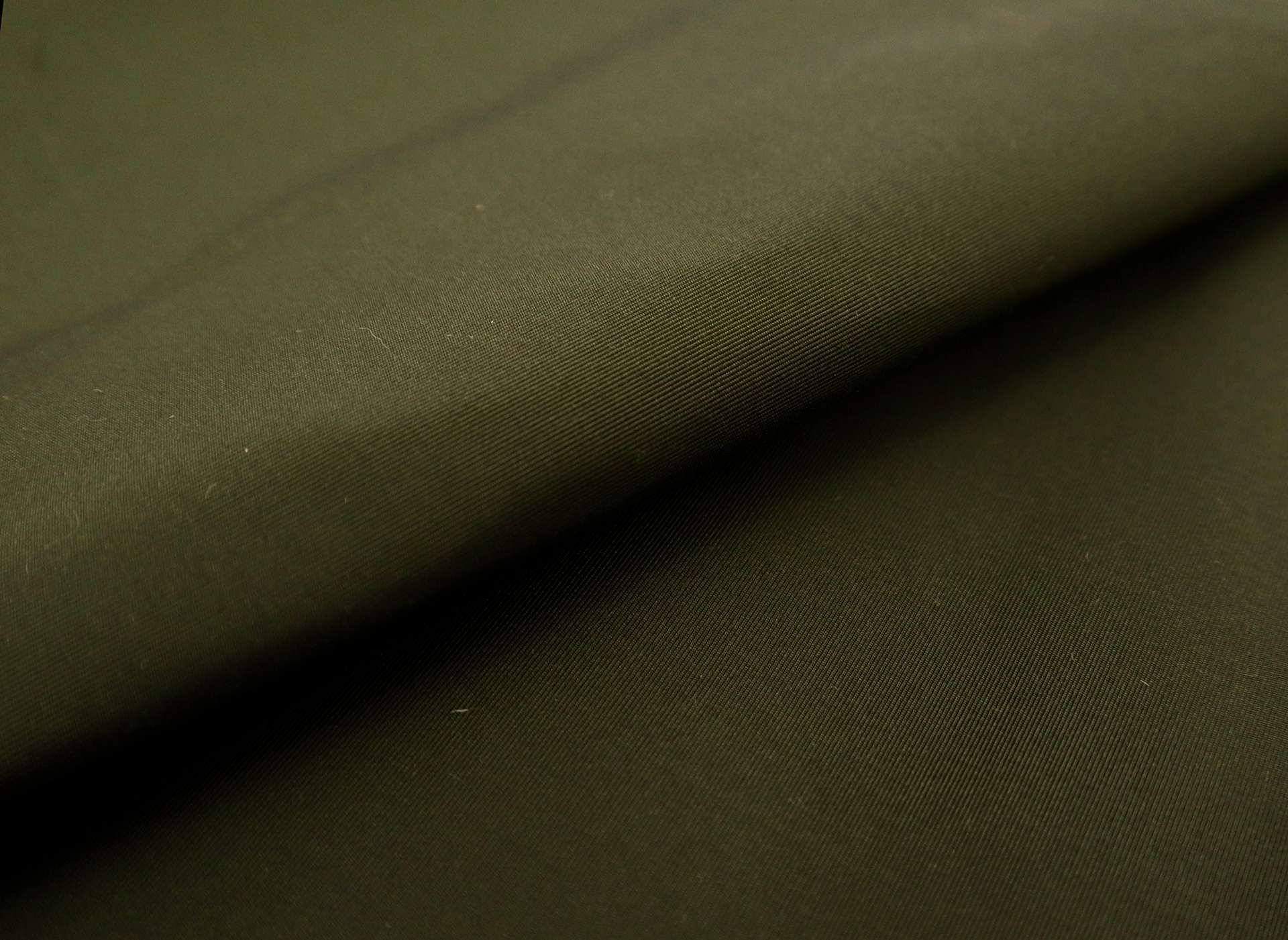 Silk Gros de Londres in Dark Olive Green