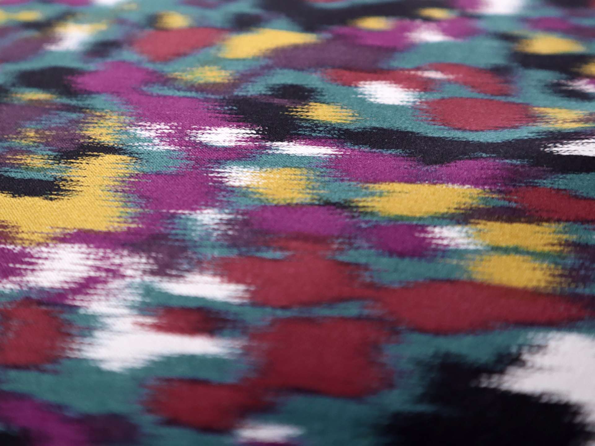 Warp Printed Silk Satin