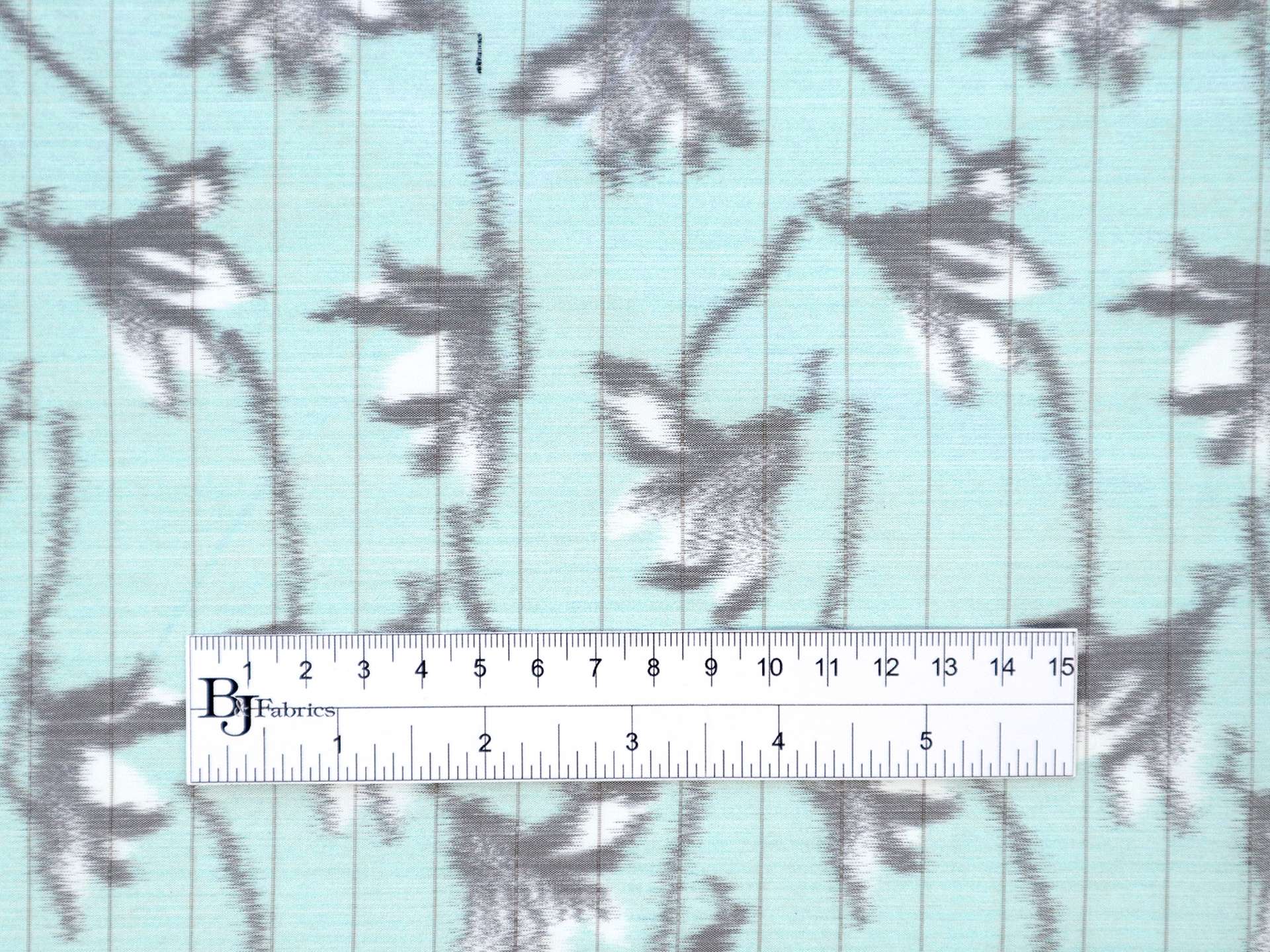 Warp Printed Silk Taffeta with Floral Motifs