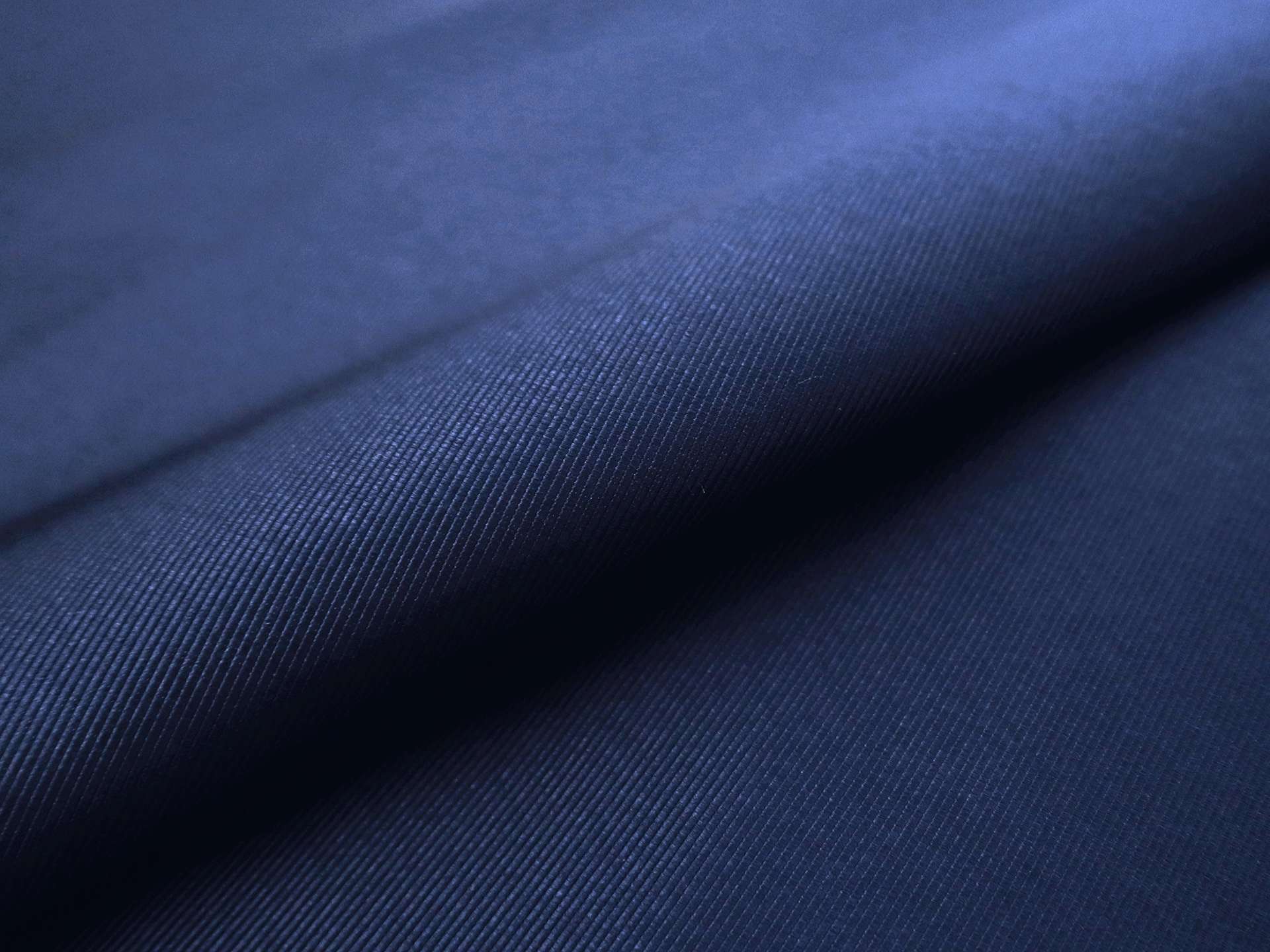 Made in Italy Silk Gros De Londres in Navy