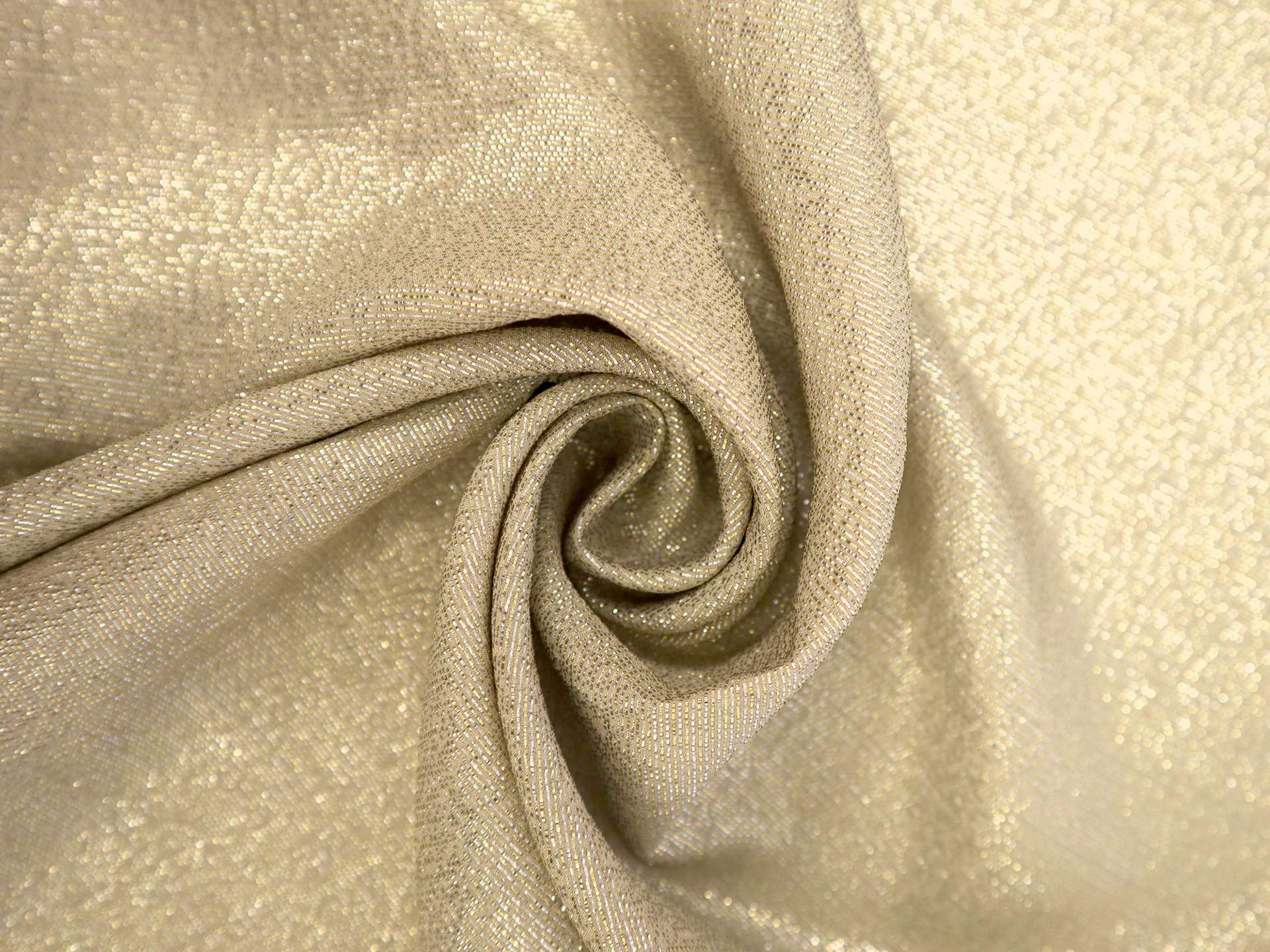Lightweight Silk Lame in Champagne
