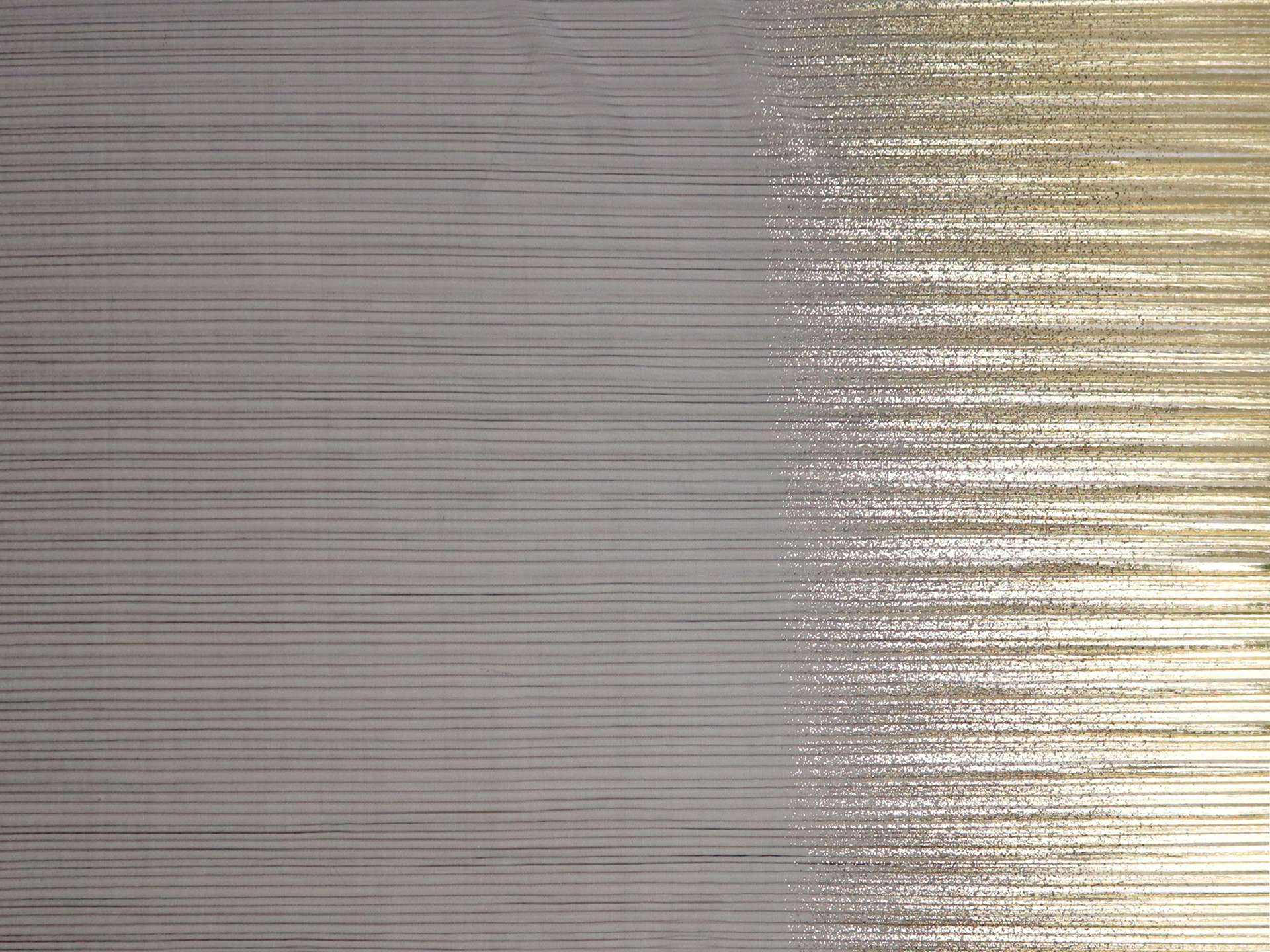 Pleated Tulle with Gold Foil in Black