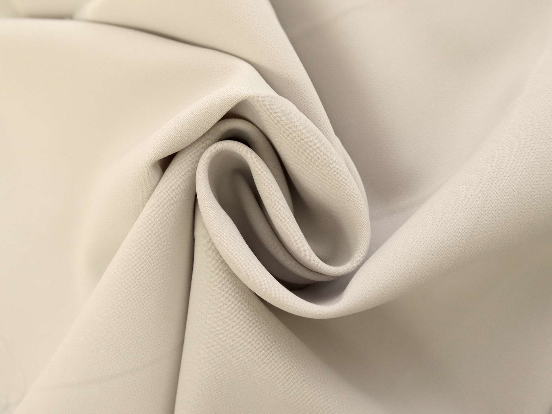 Polyester Stretch Crepe in Pearl