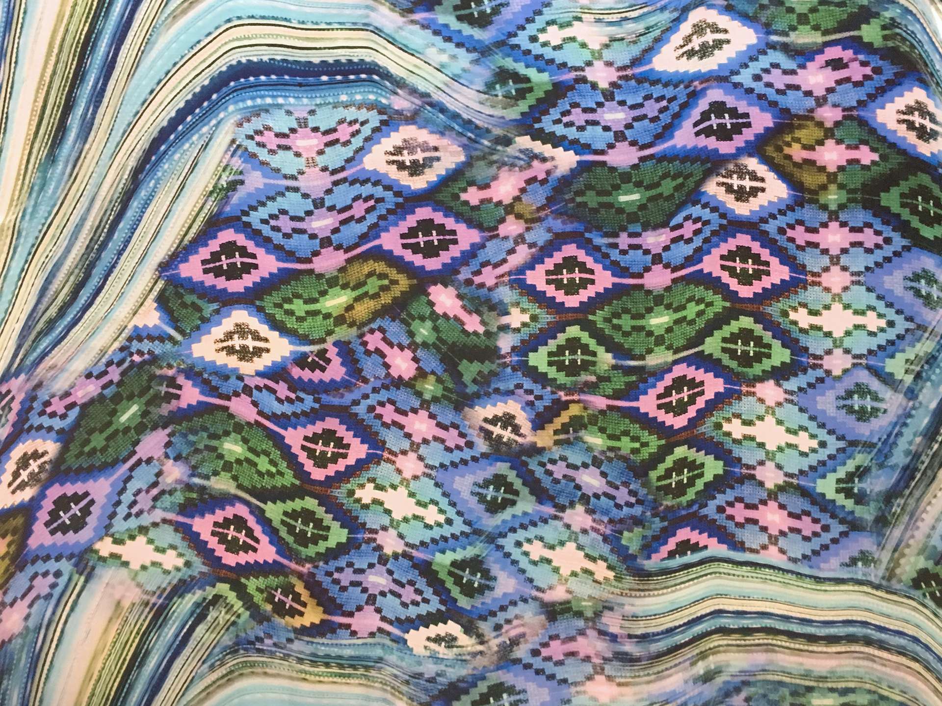 printed silk chiffon