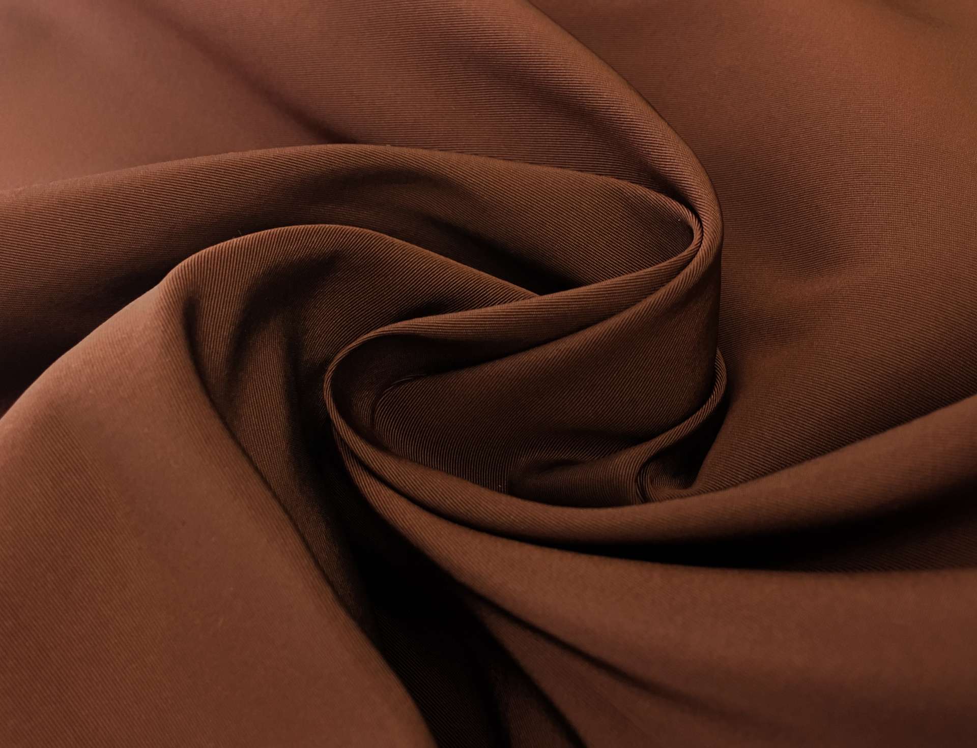 Silk Gros de Londres with a Bounce Finish in Chocolate