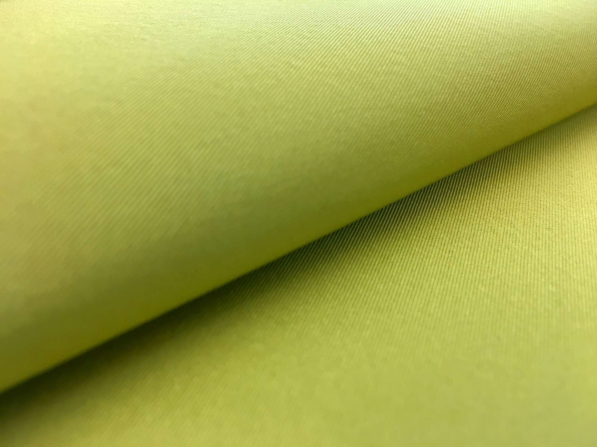 Silk Gros de Londres with a Bounce Finish in Apple Green
