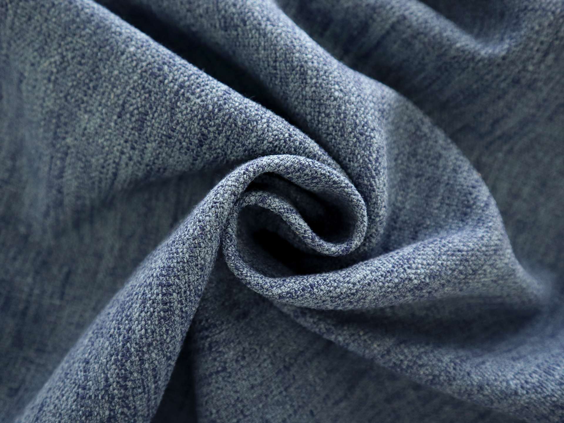 High Performance Cotton Upholstery in Denim Blue