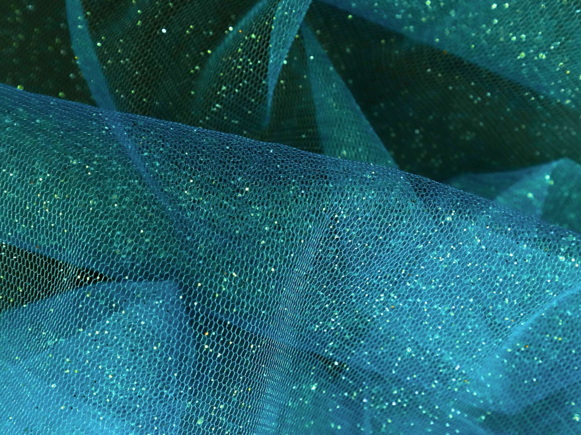 Glitter in Teal