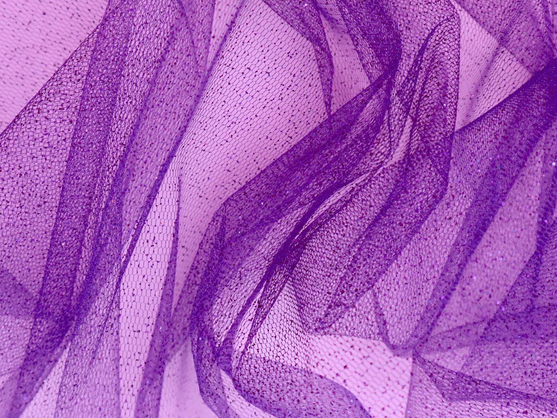 Glitter Tulle in Purple