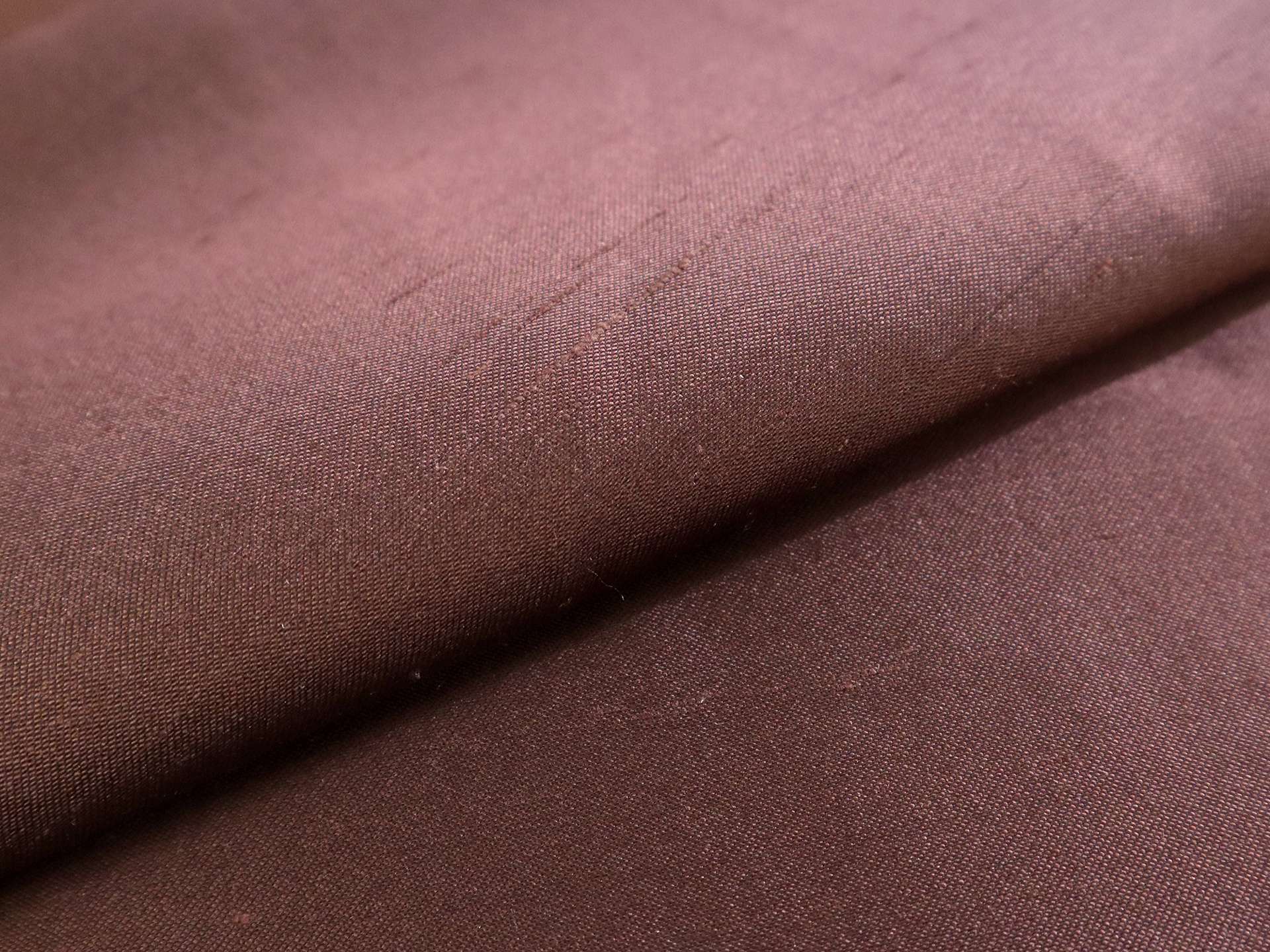Heavy Silk Shantung in Chocolate