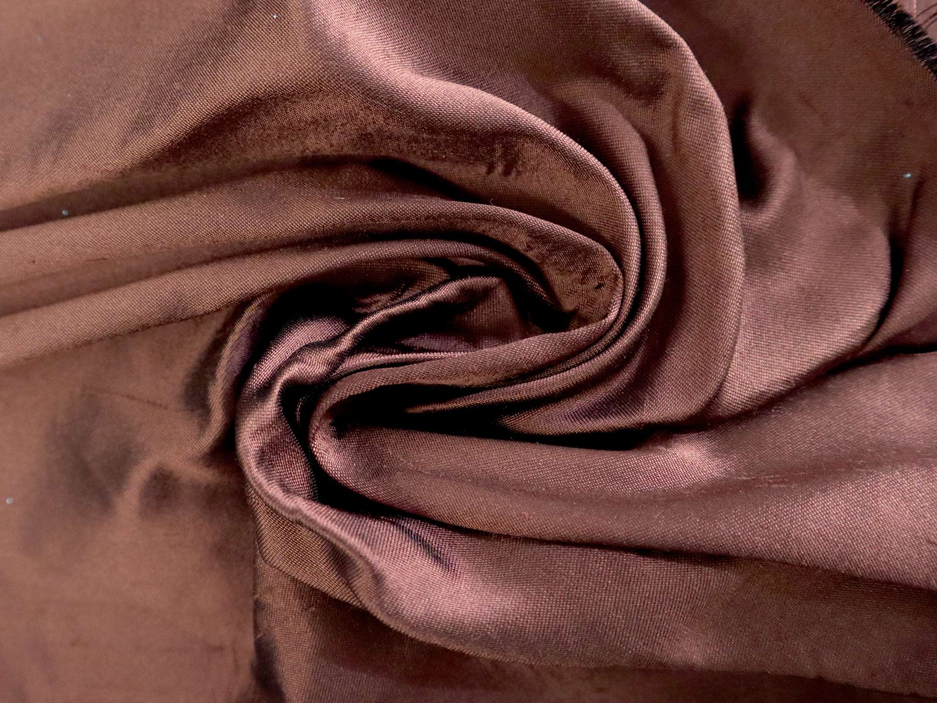 Heavy Silk Shantung in Chocolate