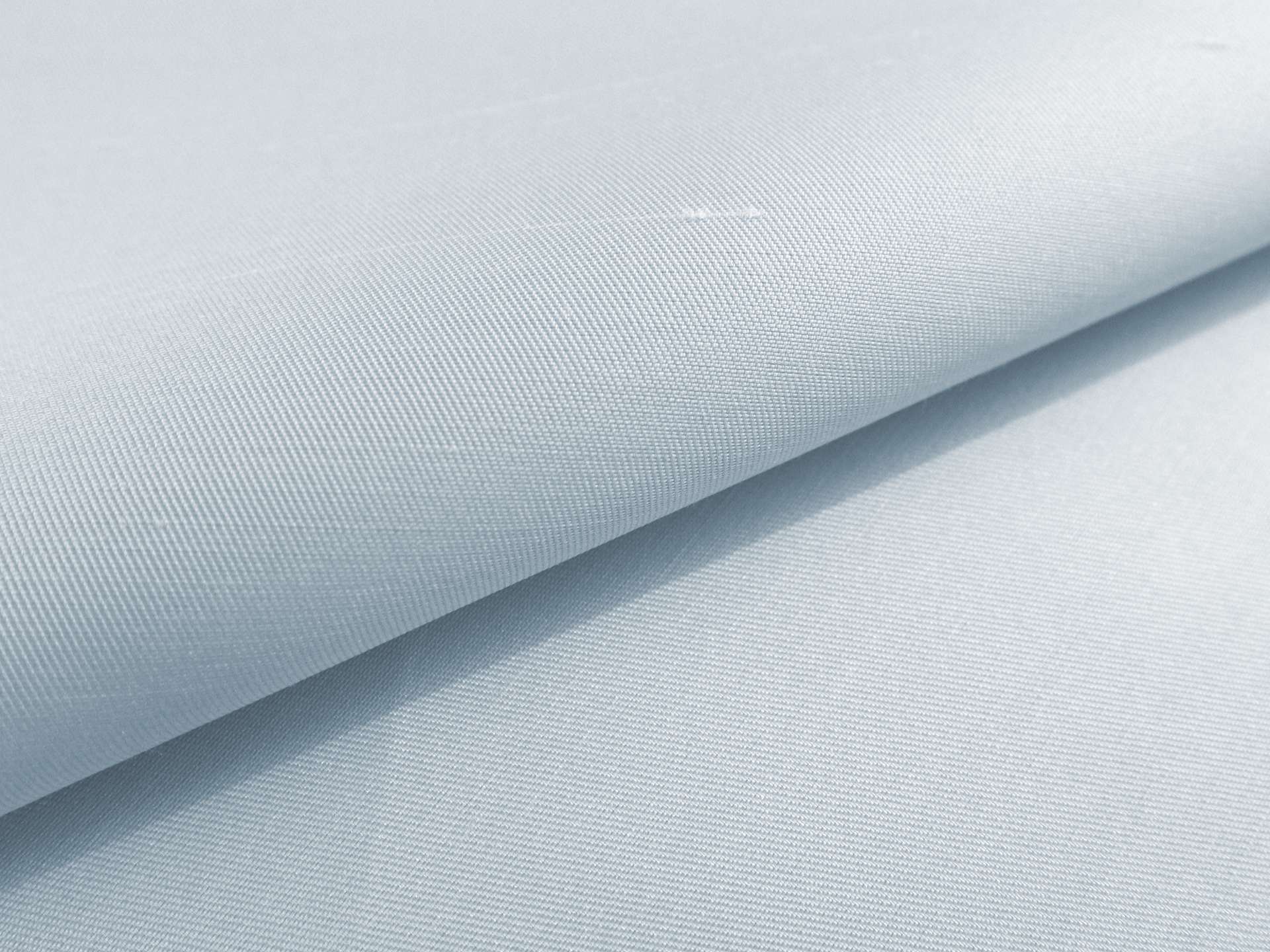 Pure Silk Shantung in Baby Blue