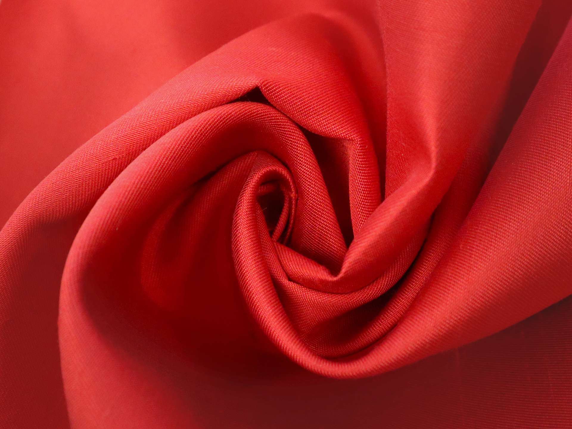 Pure Silk Shantung in Red
