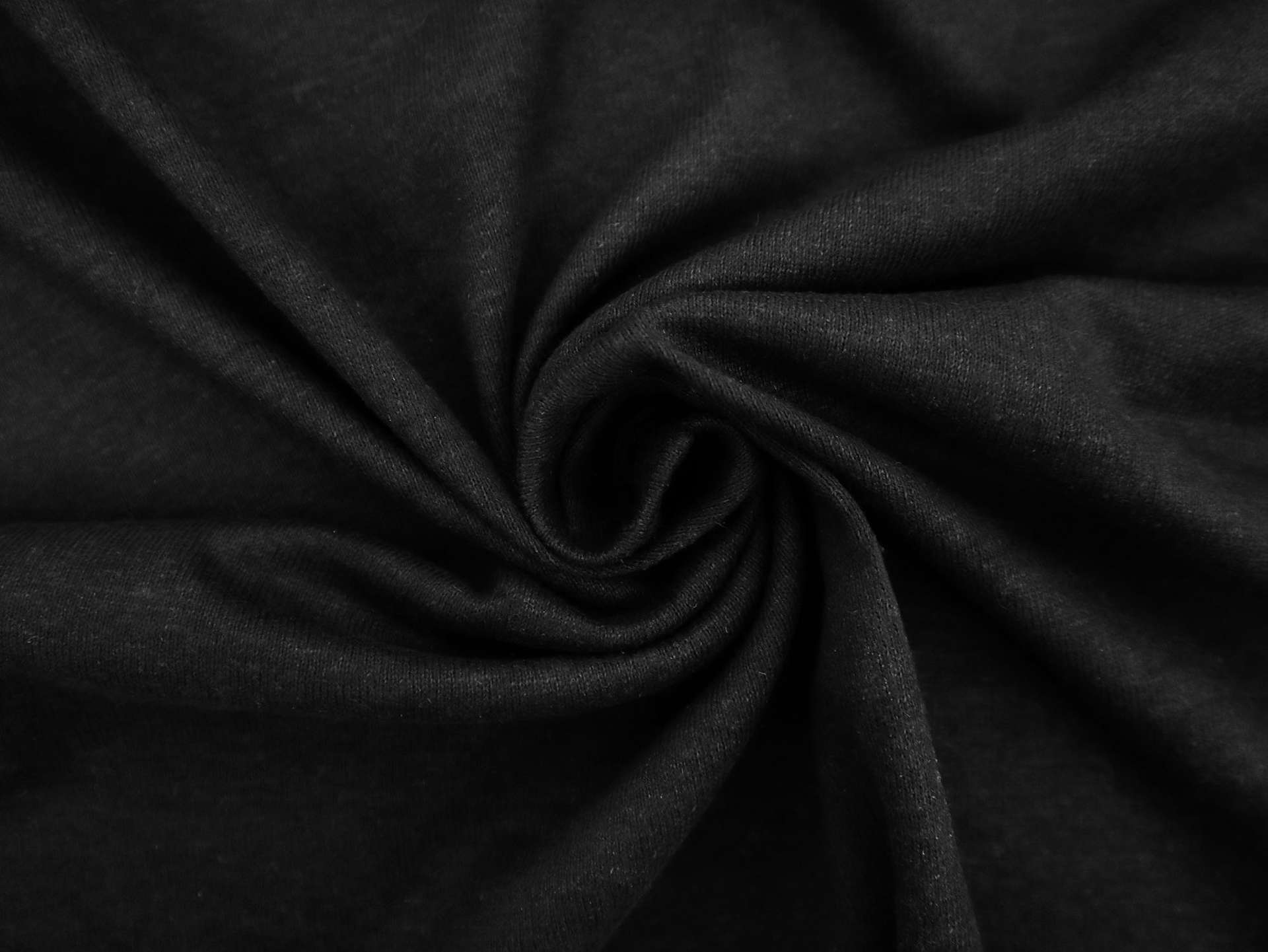 Hemp Organic Cotton Jersey in Black