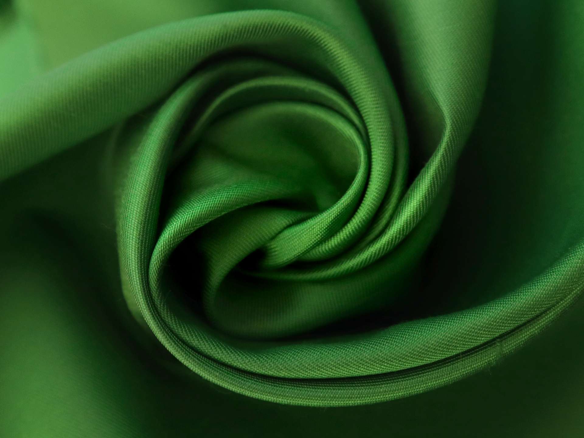 Pure Silk Shantung in Green