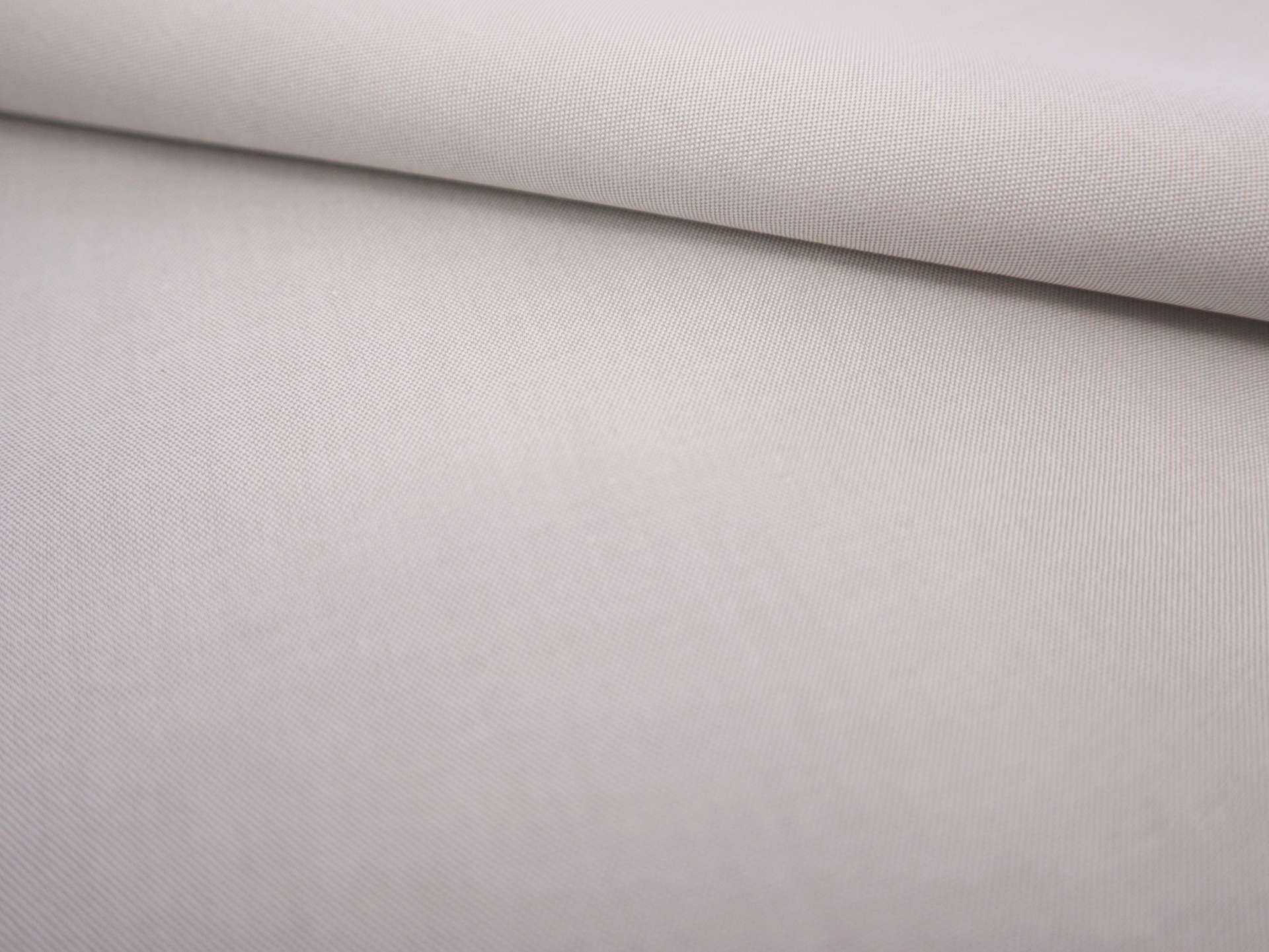 Cotton Pinpoint Oxford Shirting in Warm Grey