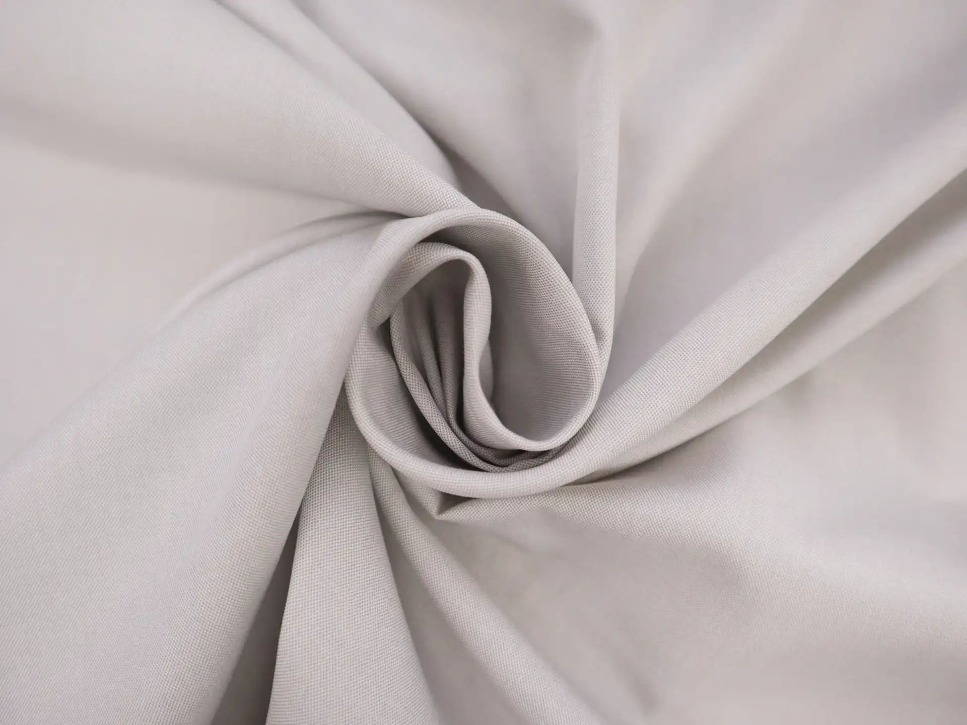Cotton Pinpoint Oxford Shirting in Warm Grey