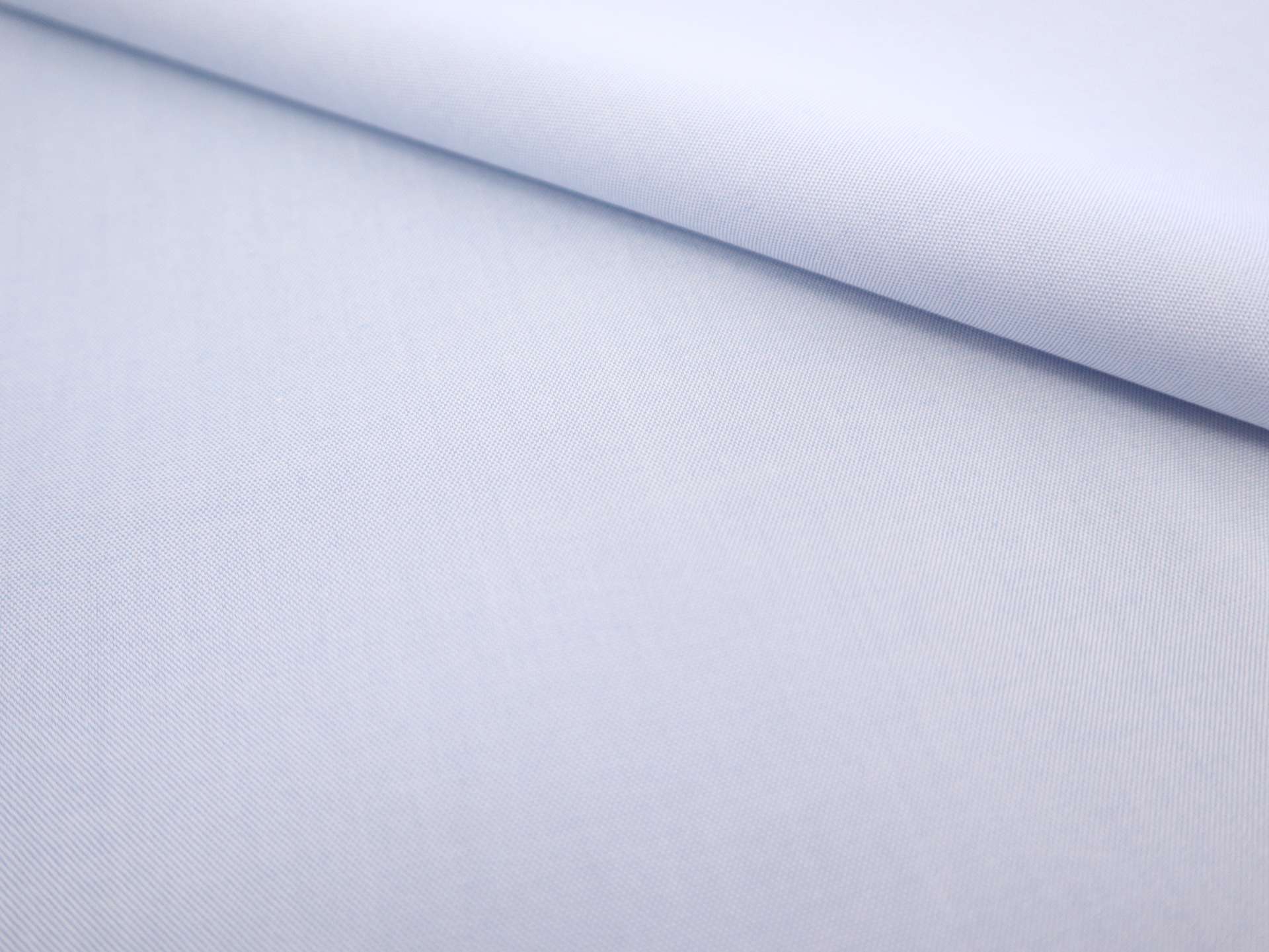 Cotton Pinpoint Oxford Shirting in Light Blue
