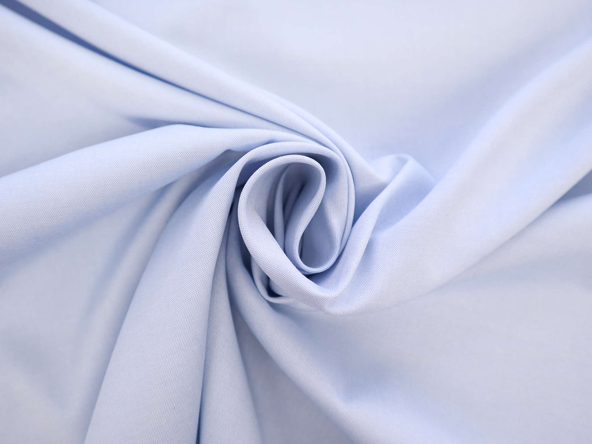 Cotton Pinpoint Oxford Shirting in Light Blue