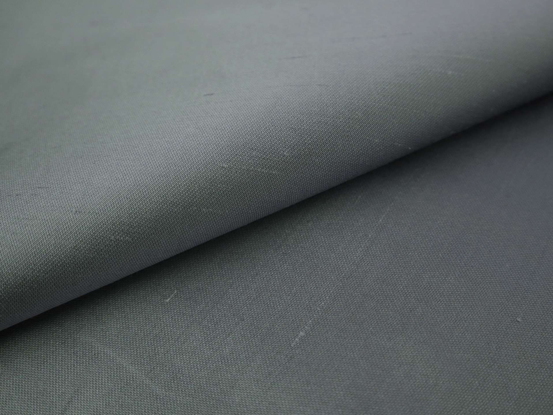 Italian Silk Shantung in Slate