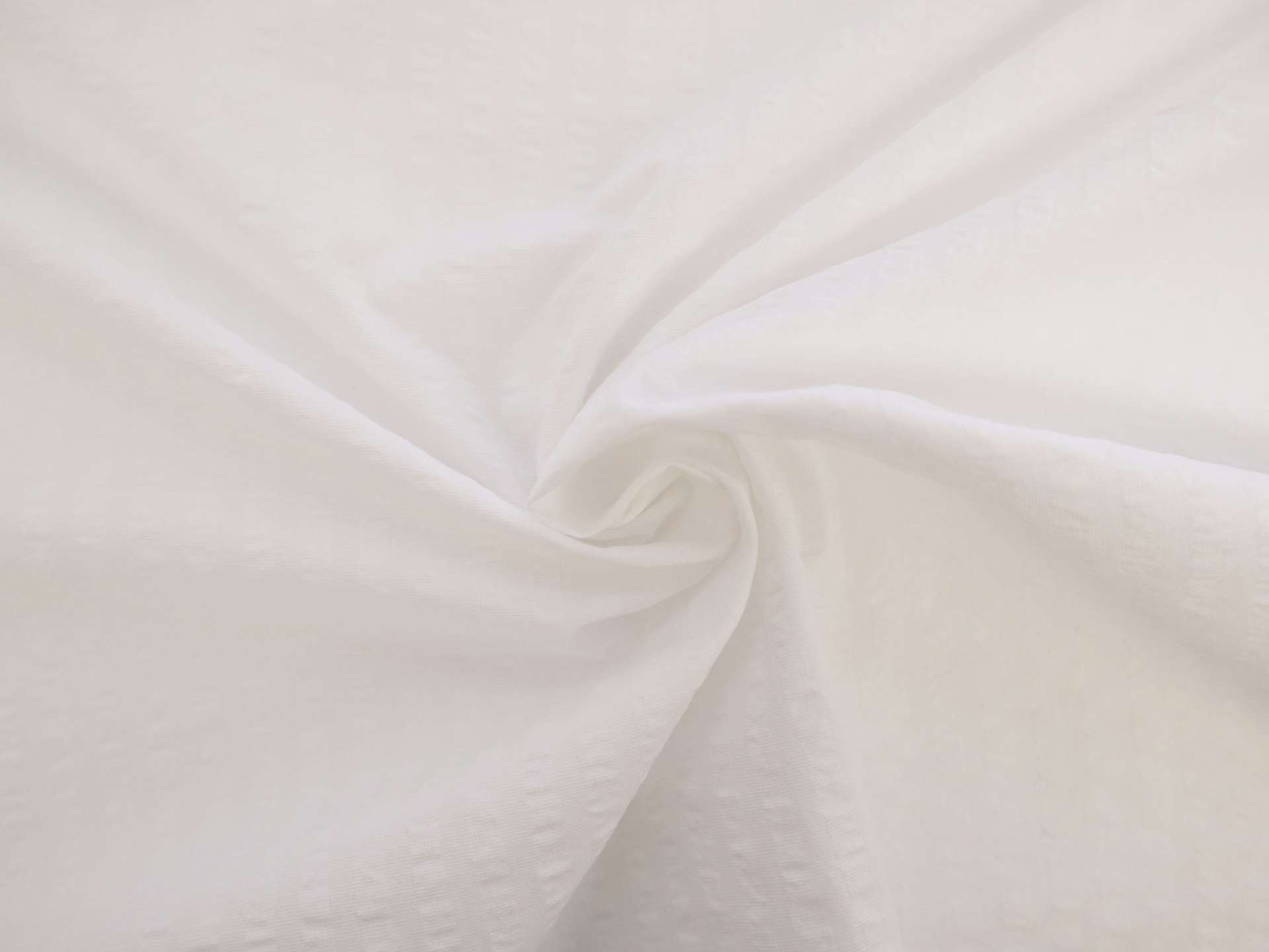 Cotton Novelty Seersucker in White