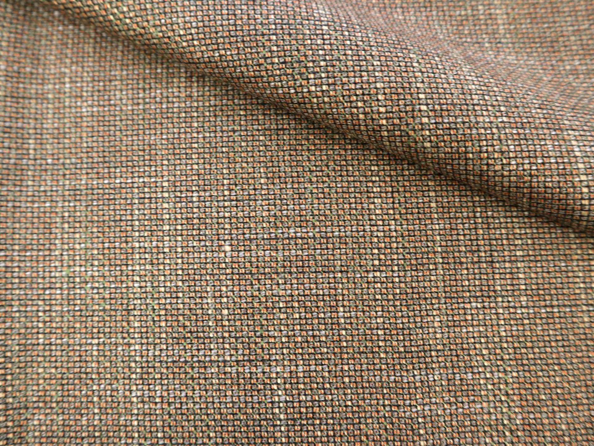Bamboo Novelty Suiting in Copper and Silver