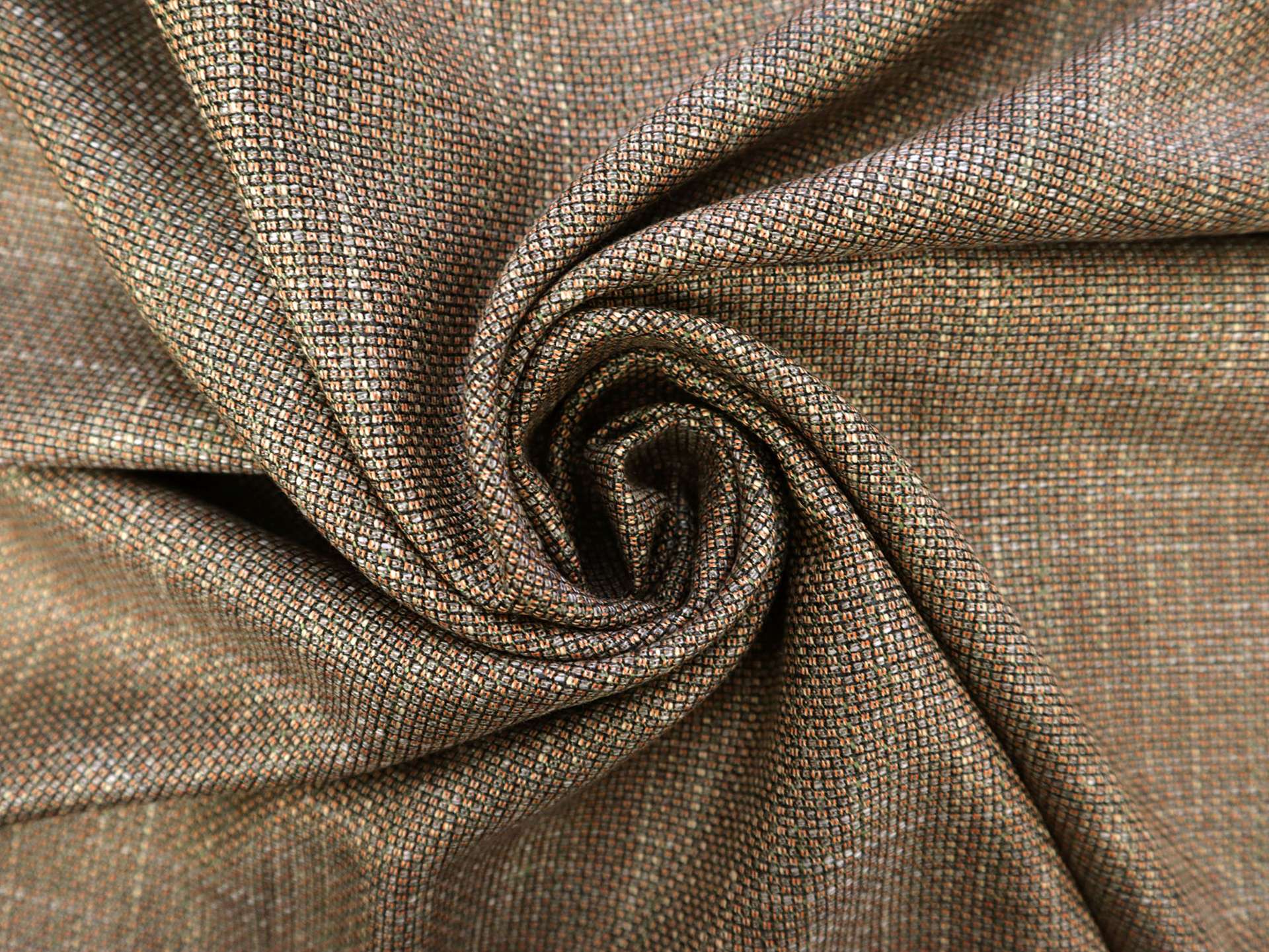 Bamboo Novelty Suiting in Copper and Silver