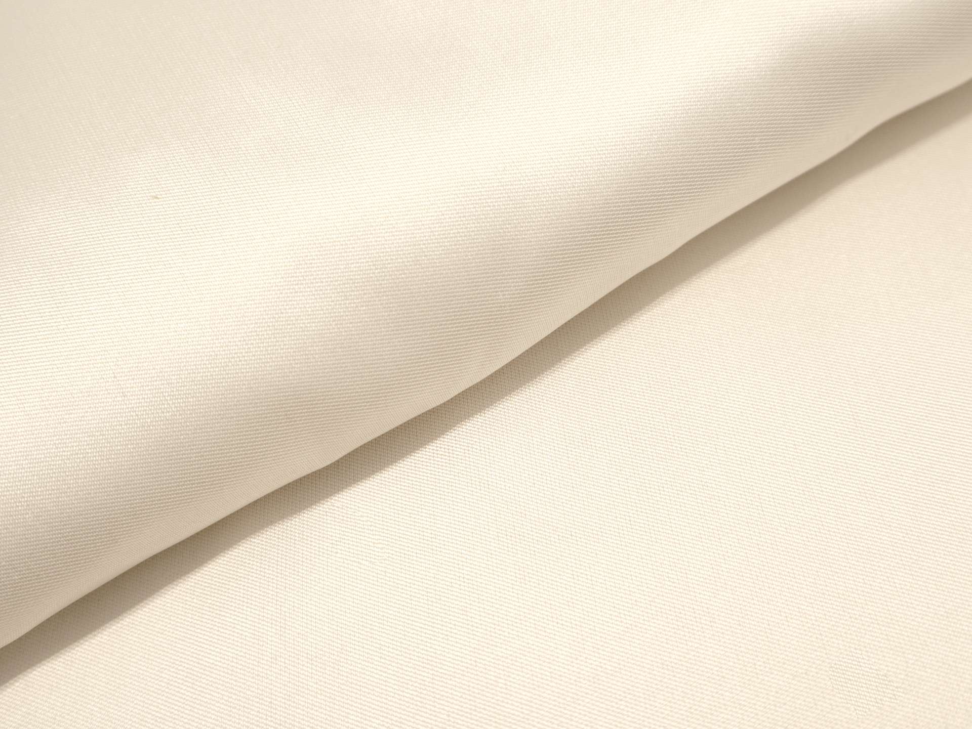 Silk & Polyester Blend Mikado in Off White