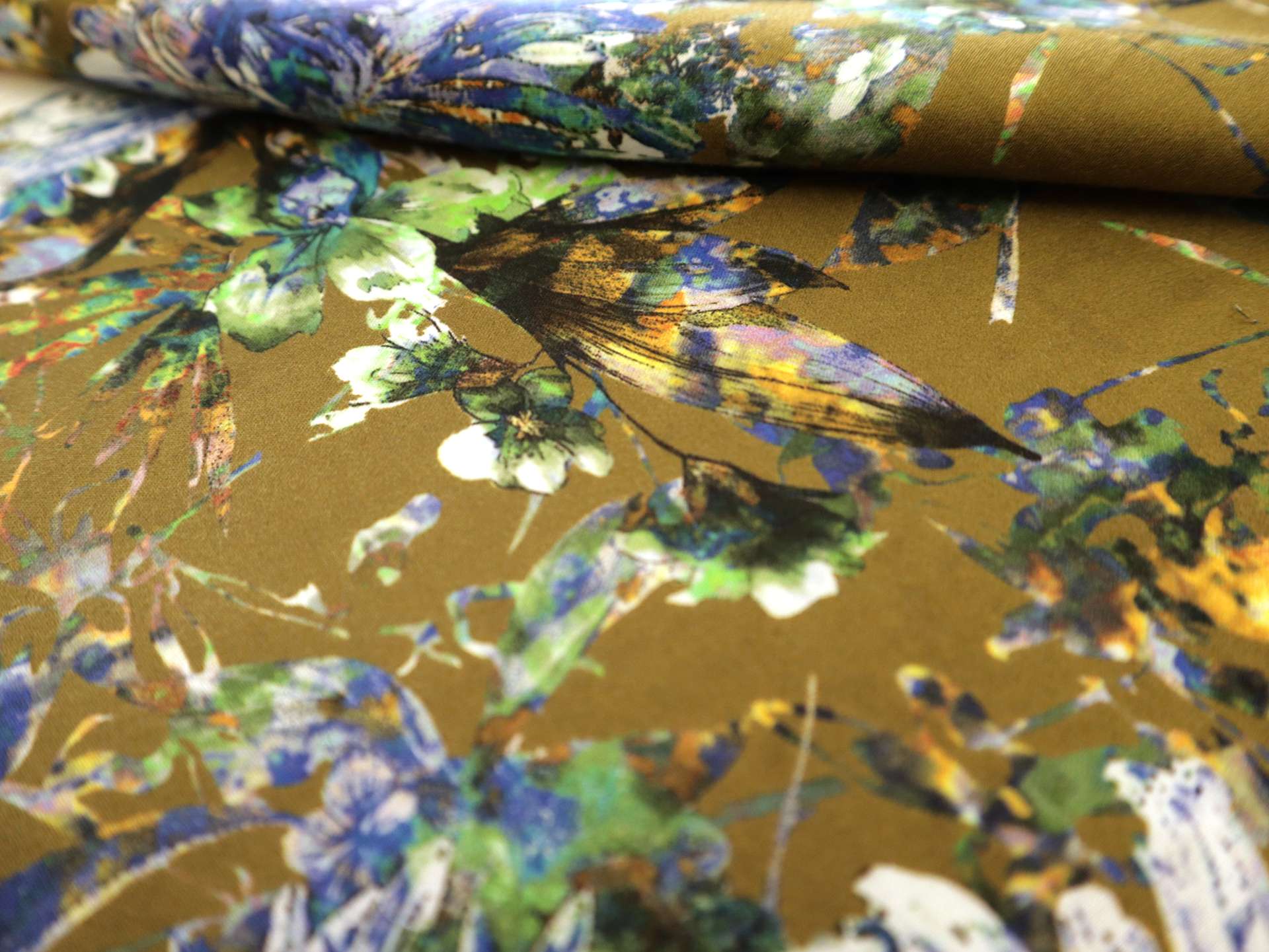 Cotton Sateen Lawn Floral Print