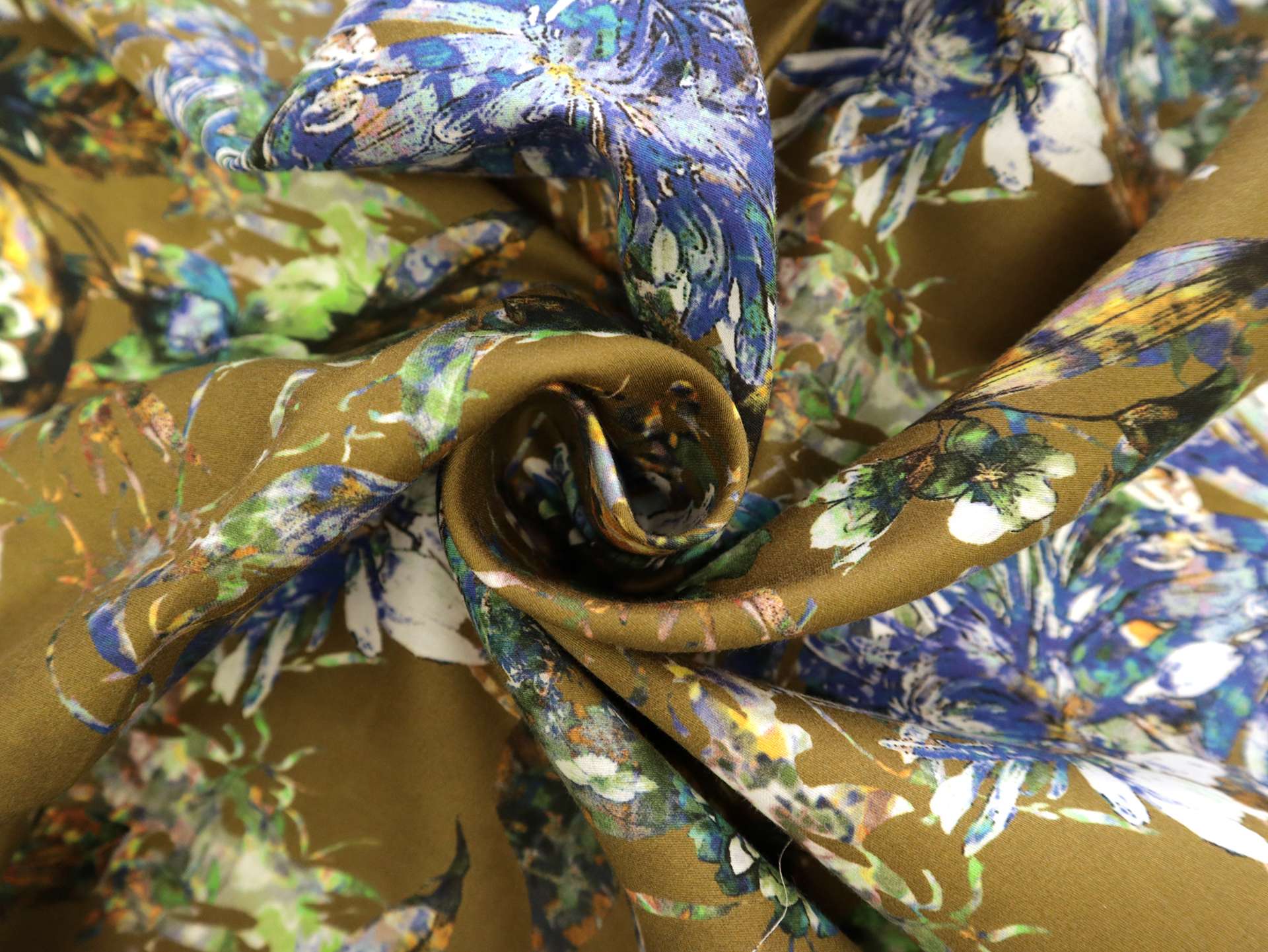 Cotton Sateen Lawn Floral Print
