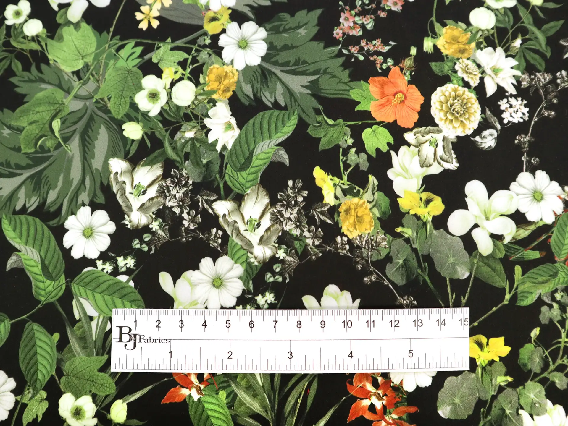 Cotton Sateen Lawn Floral Print