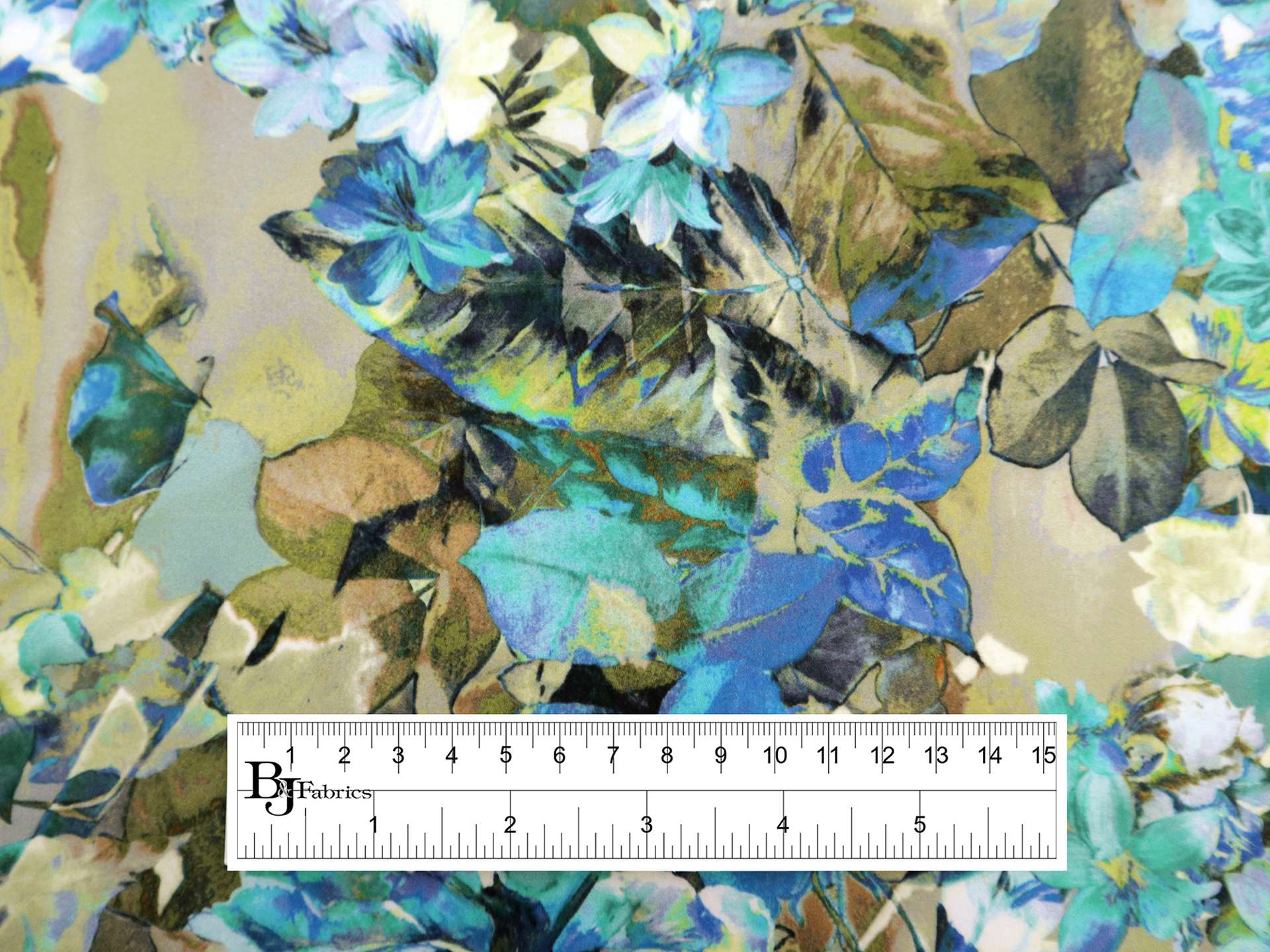 Cotton Sateen Lawn Large Floral Print