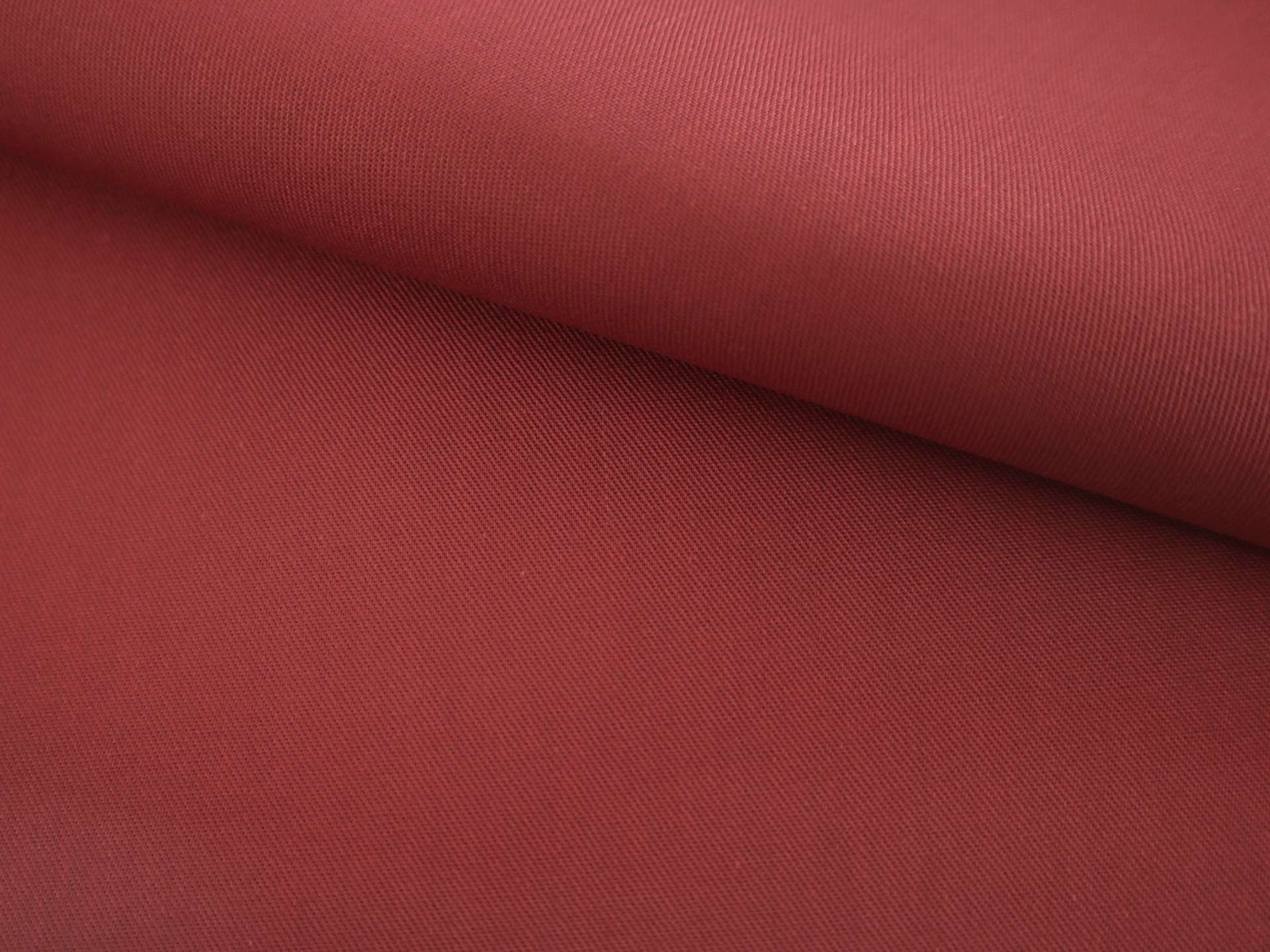 Polyester & Cotton Twill in Cardinal 