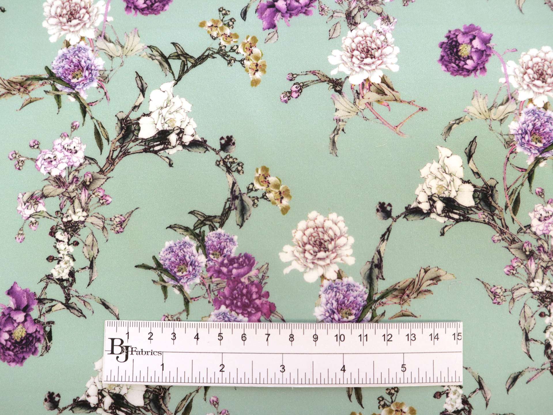 Cotton Sateen Lawn Floral Print 