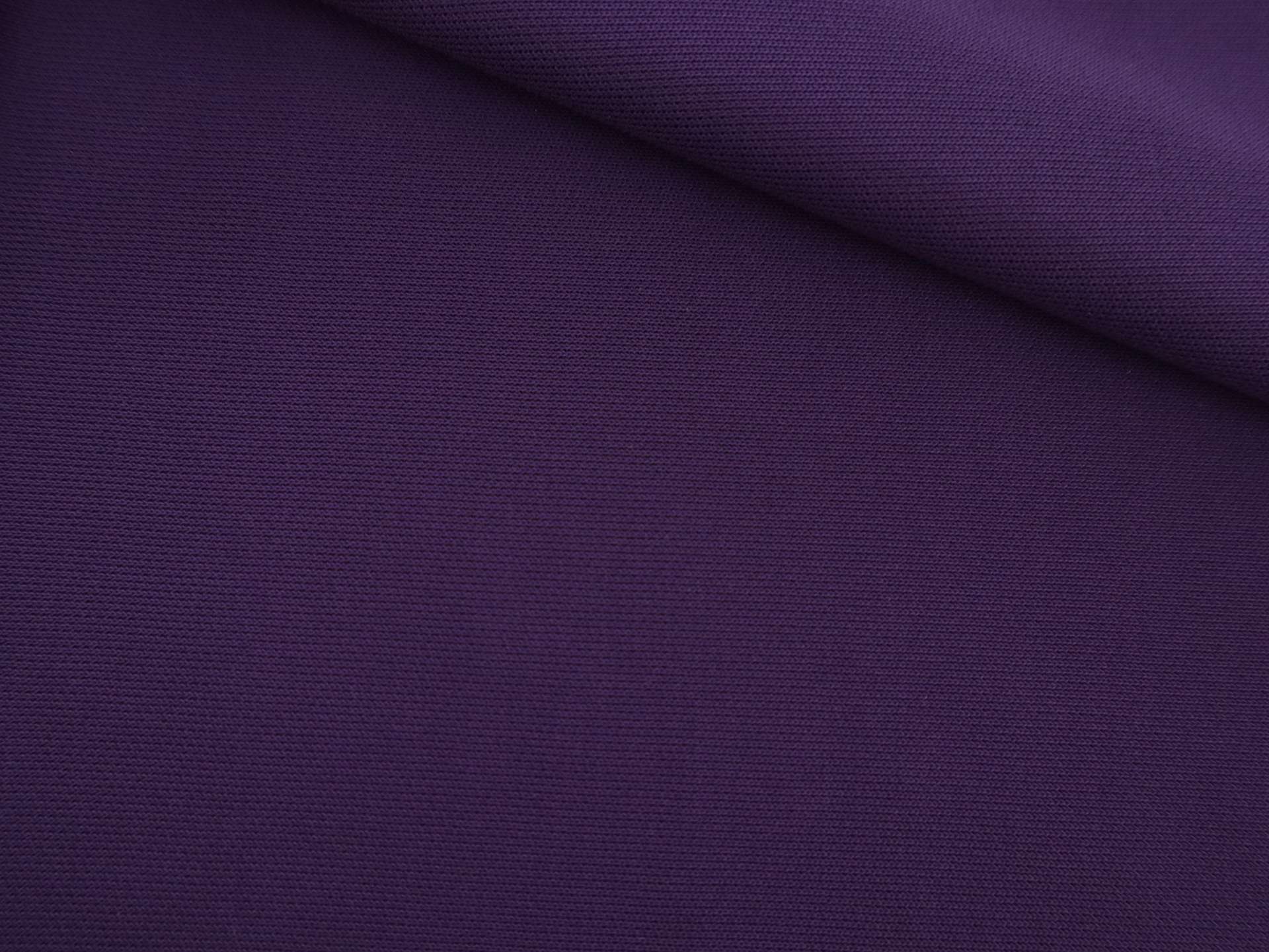 Matte Jersey Knit in Deep Purple