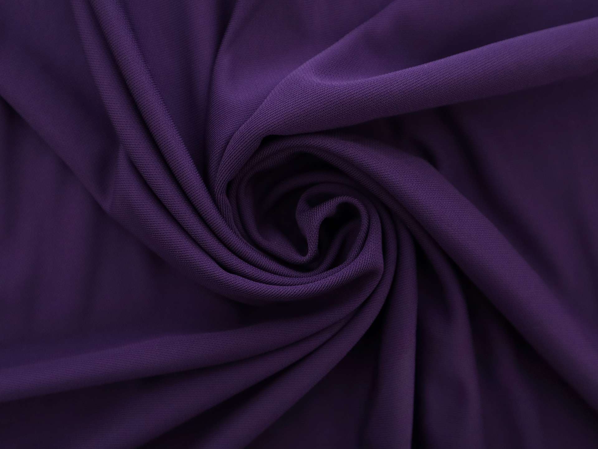 Matte Jersey Knit in Deep Purple