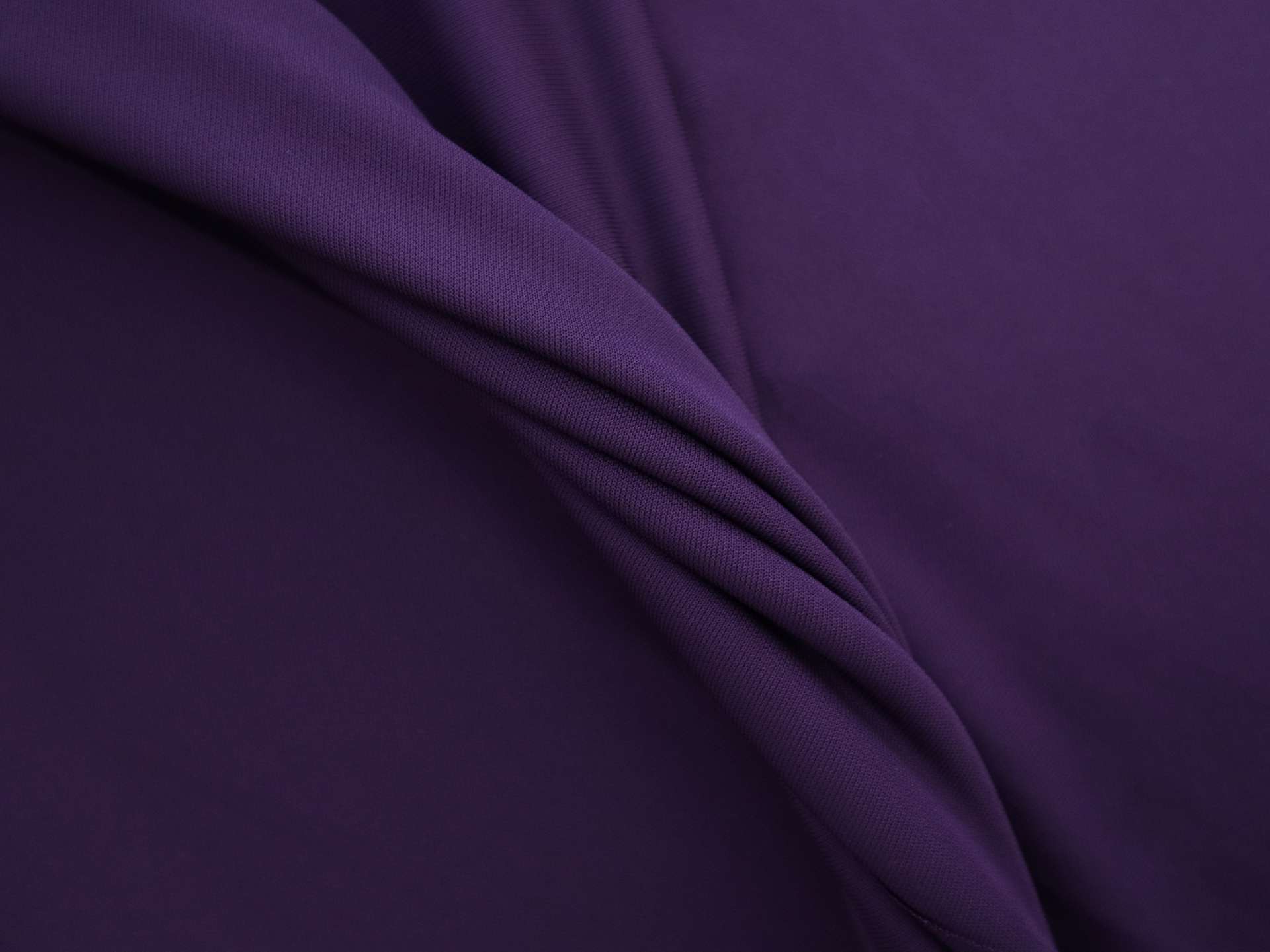 Matte Jersey Knit in Deep Purple