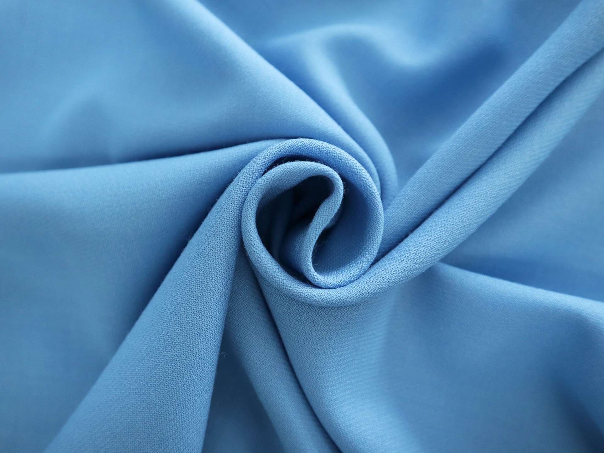 Italian Wool Cody Crepe in Sky Blue